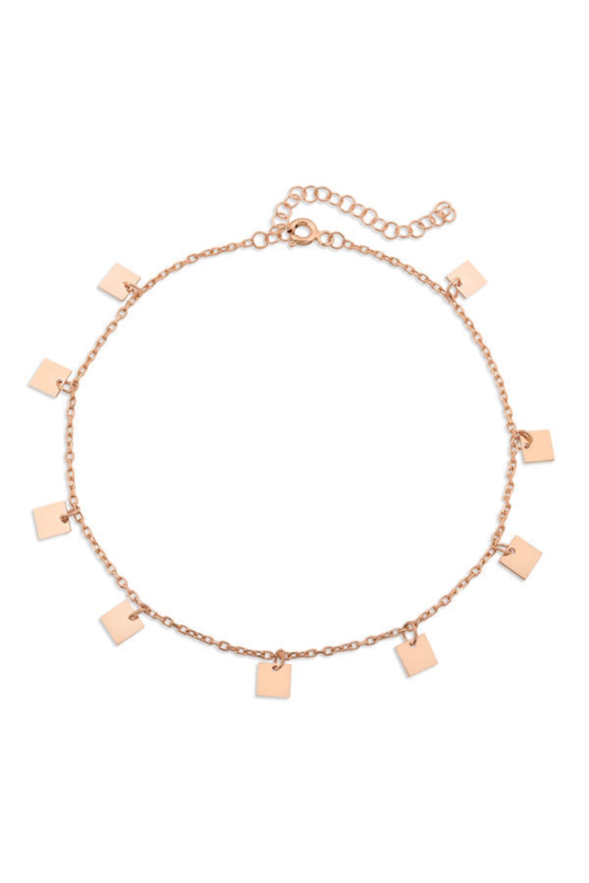 Gumush Gümüş Kare Pullu Halhal