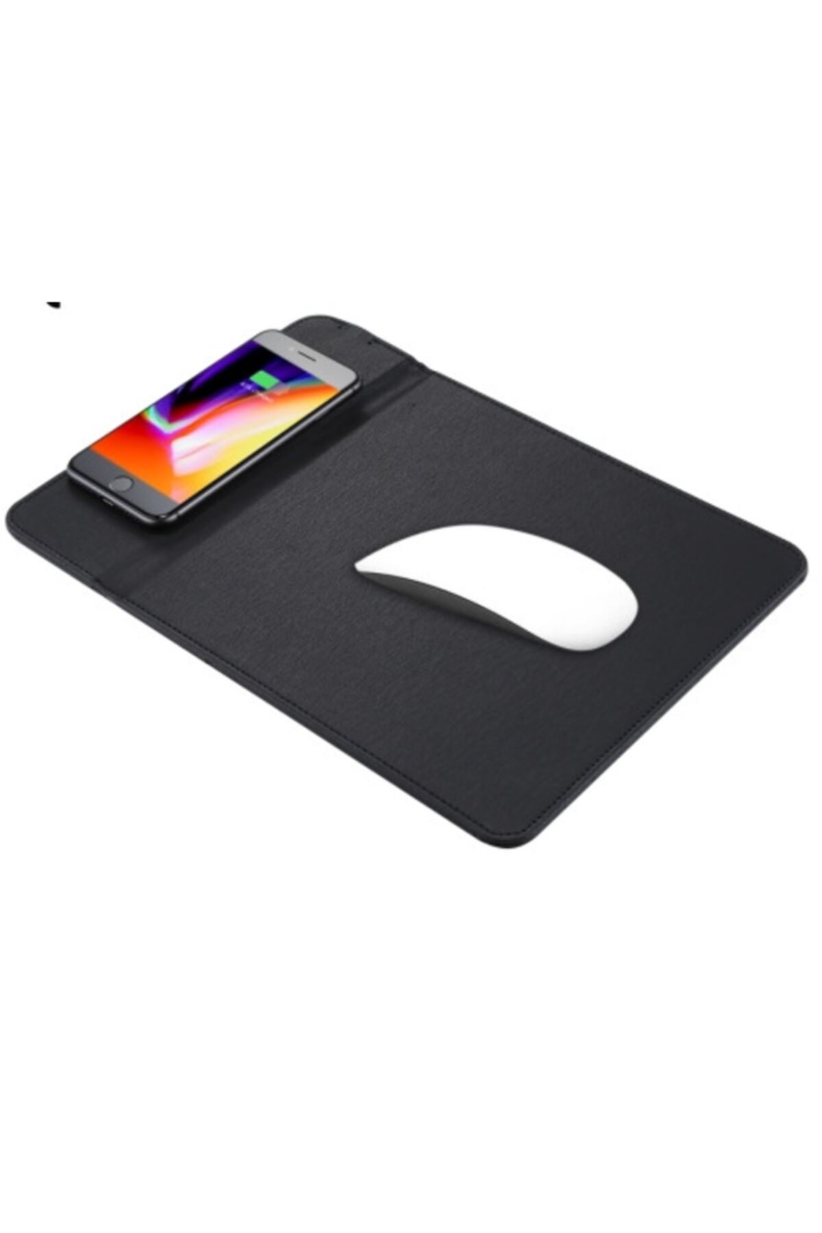 TrendShopping W1 5v 1a Toplam Çıkış Mouse Pad Qı Kablosuz Şarj Cihazı Mousepad