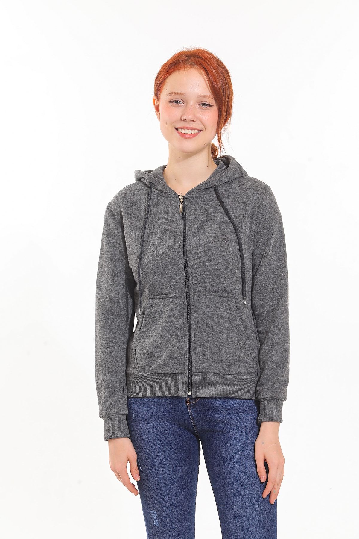 Slazenger Saraı Kadın Sweatshirt K.gri