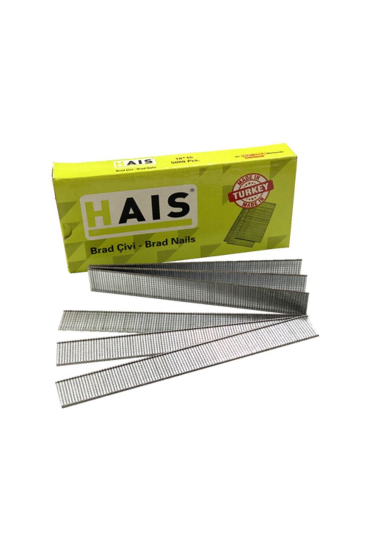 Hais F Serisi 18x25 Başlı Brad Zımba Çivisi 1 Koli (20 Paket)