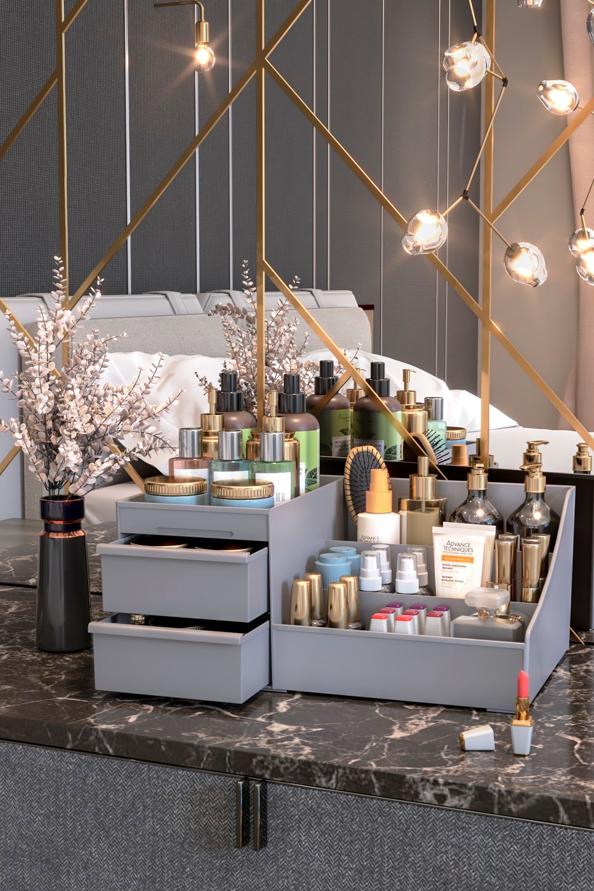PUFWİN Elegance Makyaj Ve Kozmetik Düzenleyici Organizer