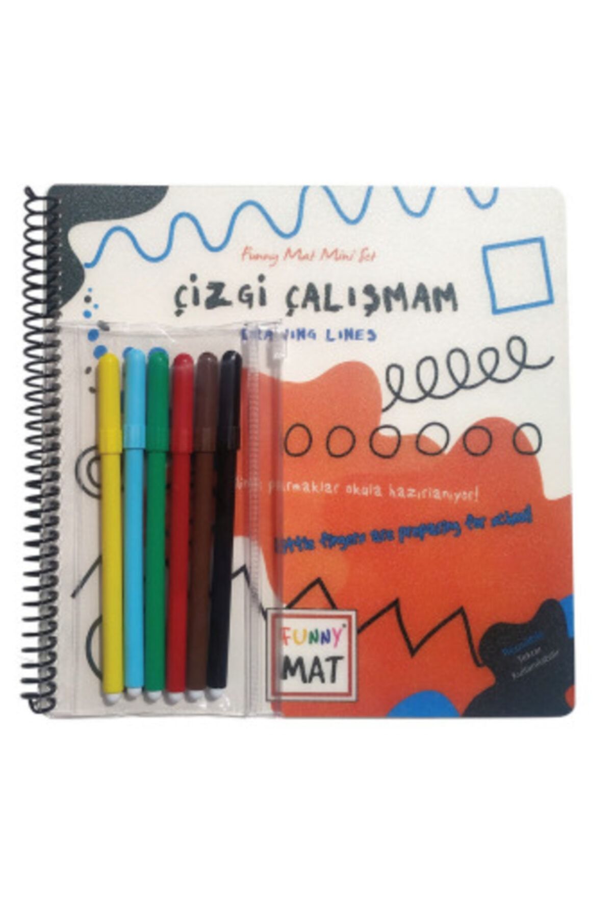 Akademi Çocuk Mini Set - Çizgi Çalışmam (kalemli)