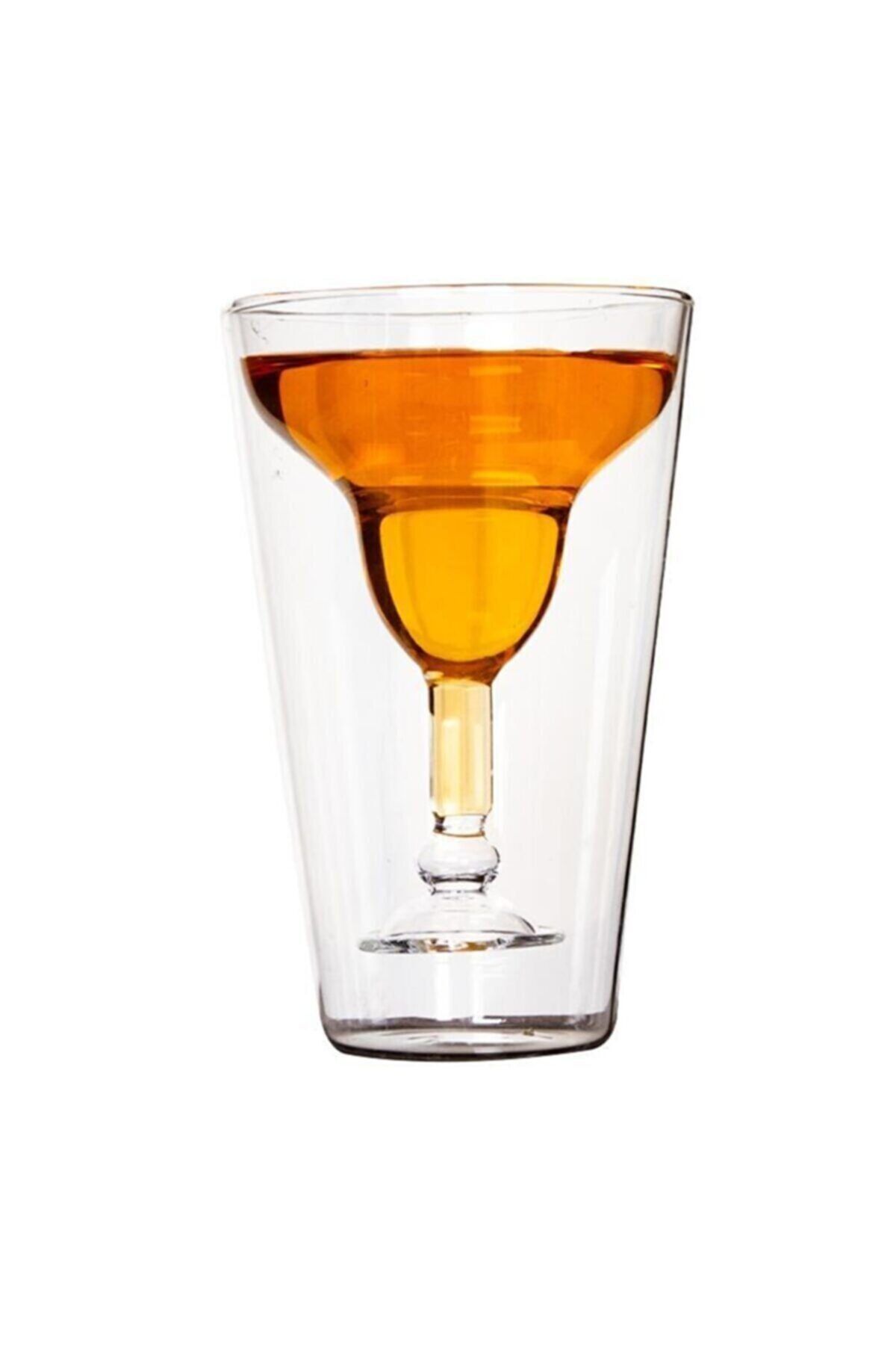 Özgürendüstriyel 250 Ml Çift Cidarlı Şeffaf Cam Bardak
