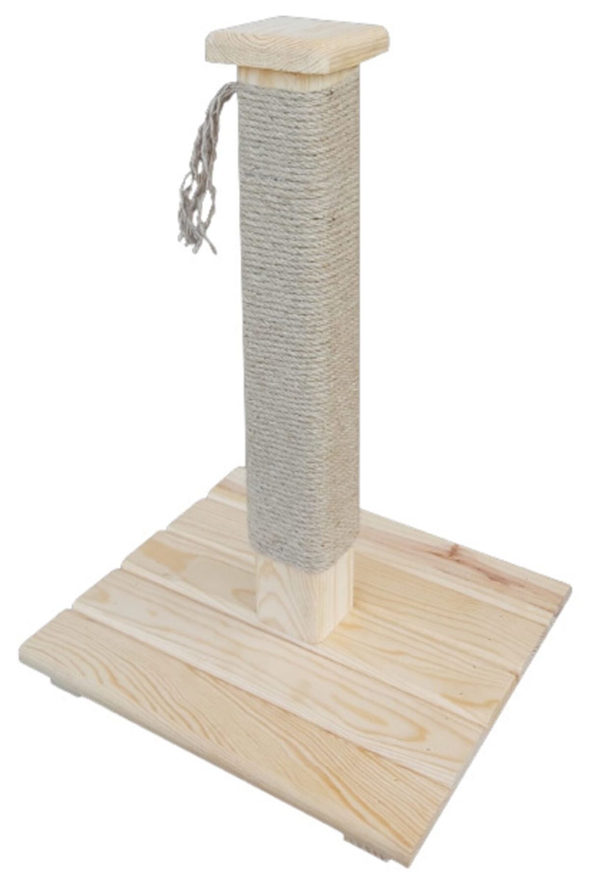 Perspet Doğal Çam Ahşap Kedi Tırmalama Tahtası 50cm