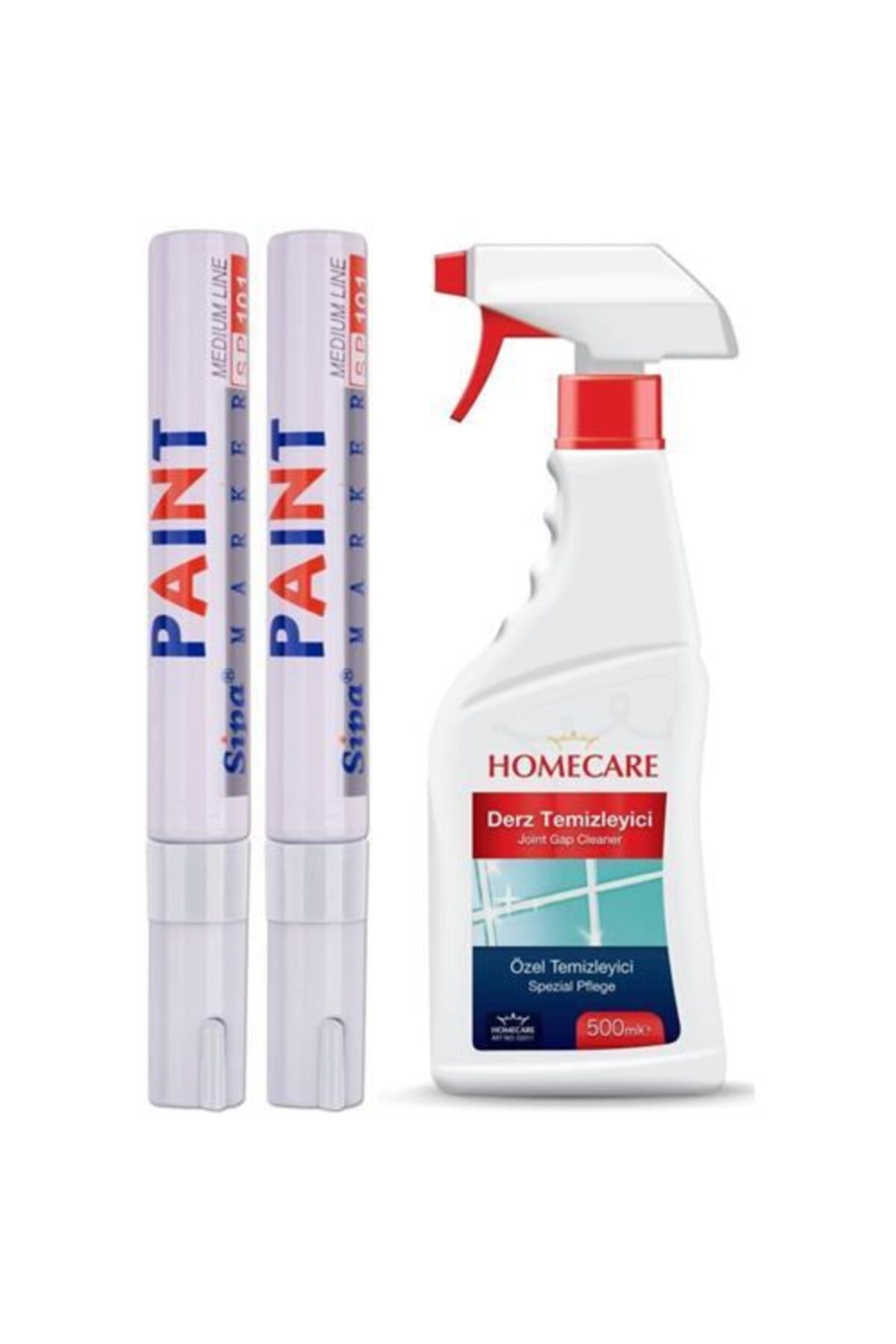 HomeCare Derz Temizleyici Beyaz Derz Kalemi Hediyeli Set 714122