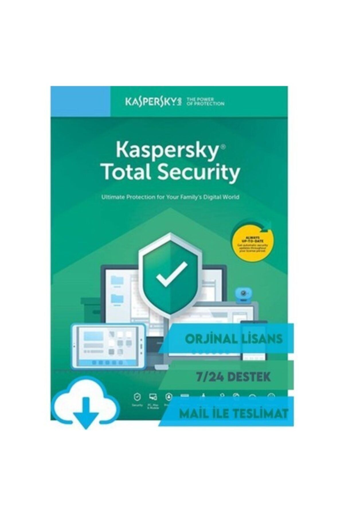 KASPERSKY Total Security 1 Kullanıcı 1 Yıl