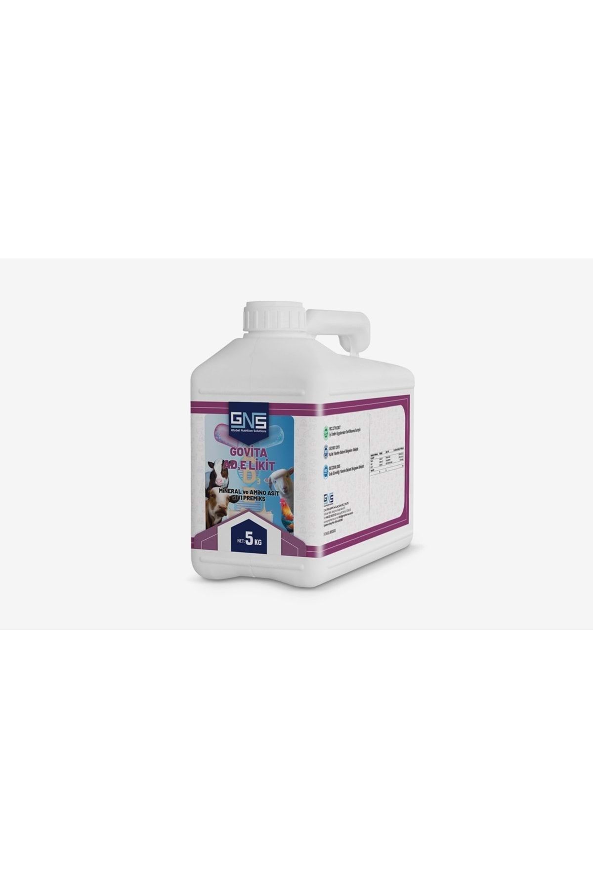 GNS Pharma Gns Govita Ad3-e Likit 5kg A-d-e Hayvan Vitamin Takviyesi