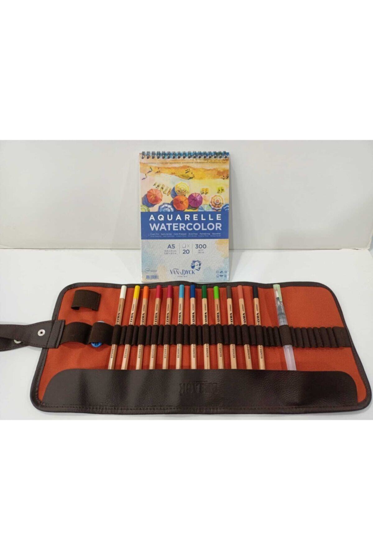 BBACK Sulu Boya Aquarel Boyama Çizim Set 16 Parça