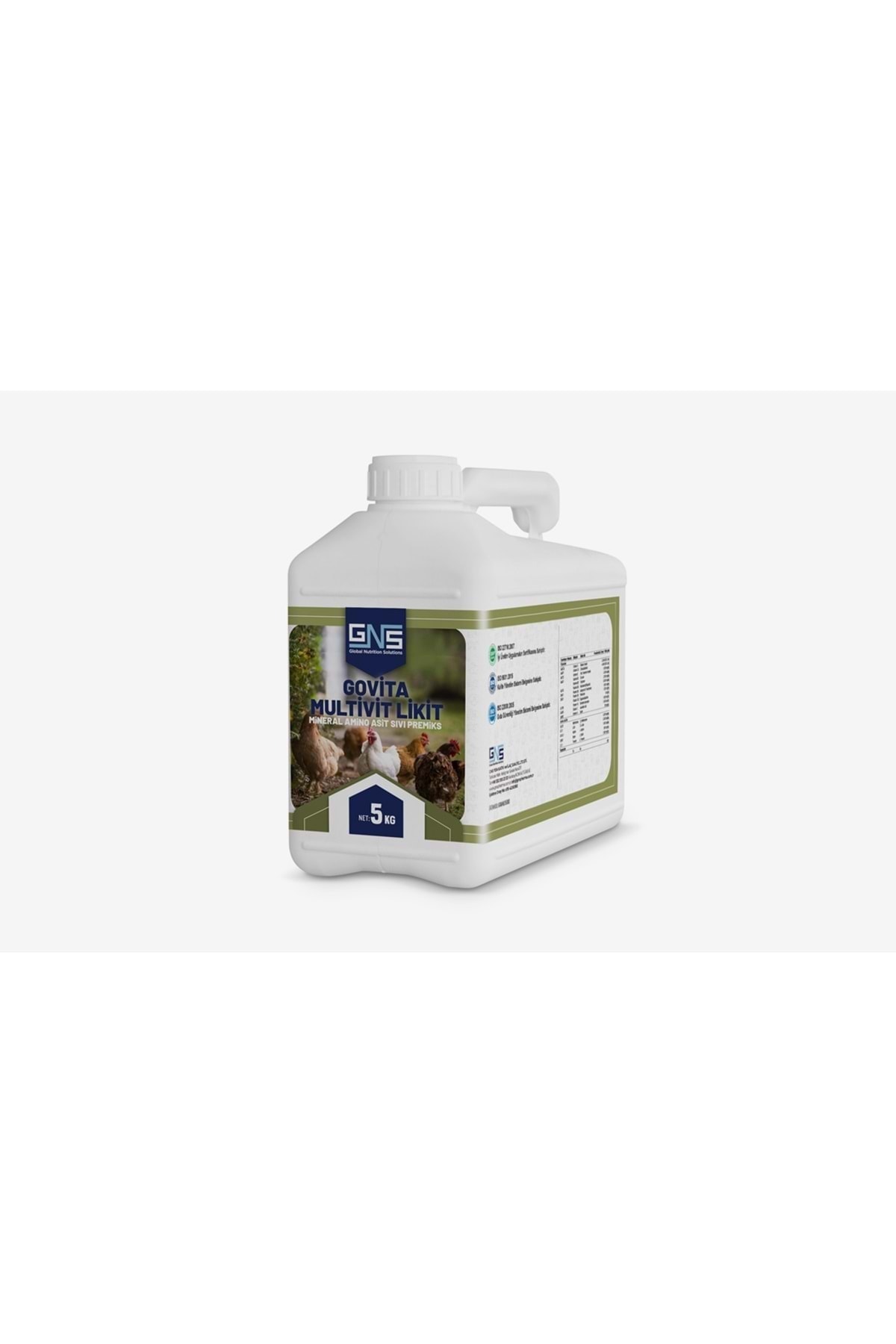 GNS Pharma Govıta Multıvıt Lıkıt 5kg Hayvanlar İçin Vitamin Mineral Aminoasit Tak