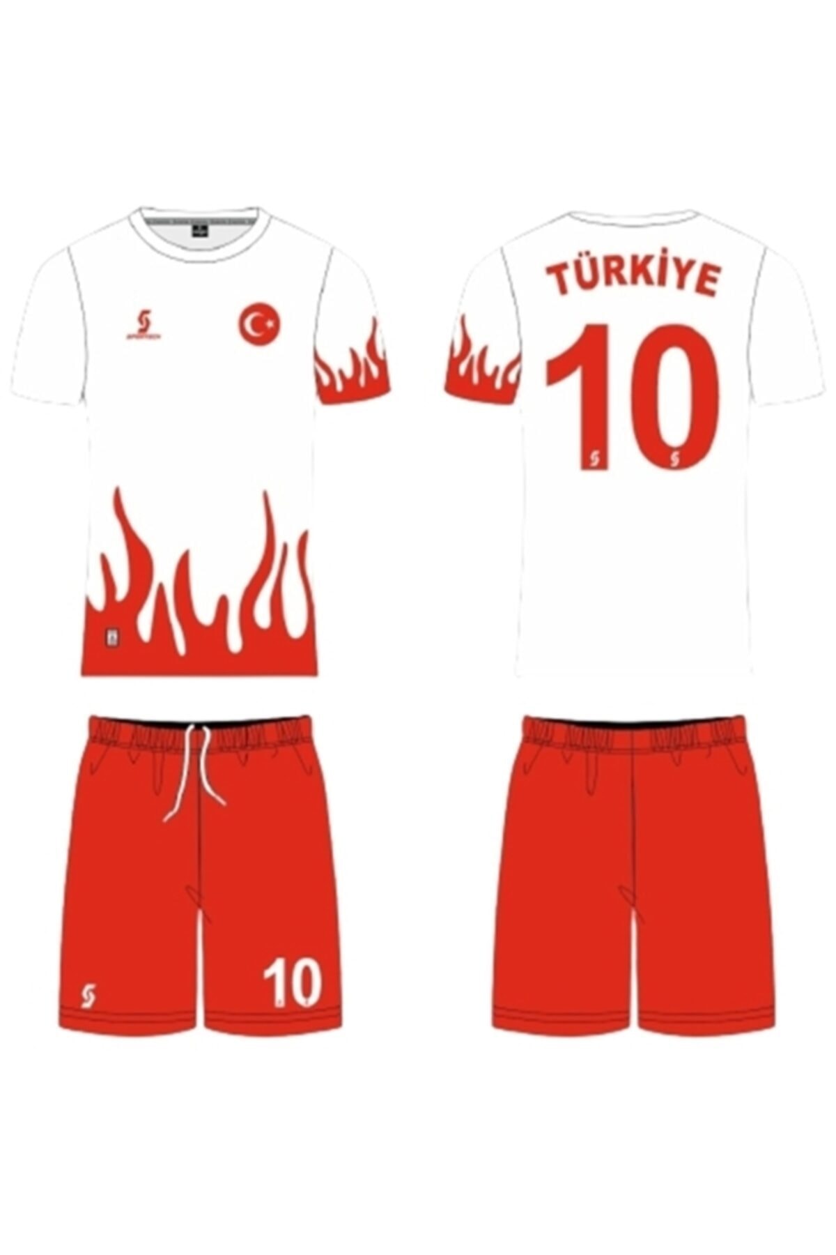SPORTECH R0120 Alevli Türkiye Forma Takımı (isim Yazılır)