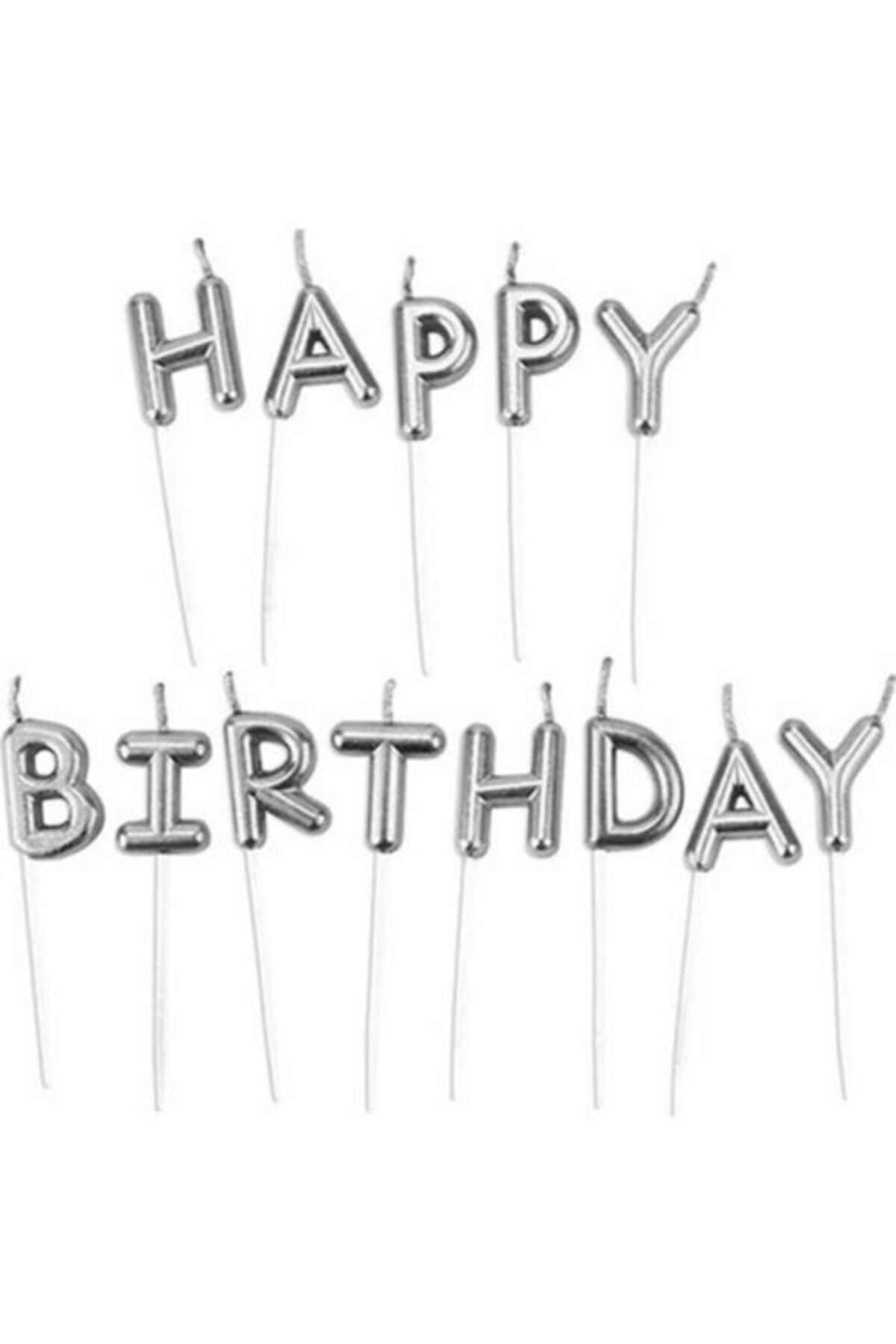 OZCMAX Happy Birthday Mum Gümüş Renk