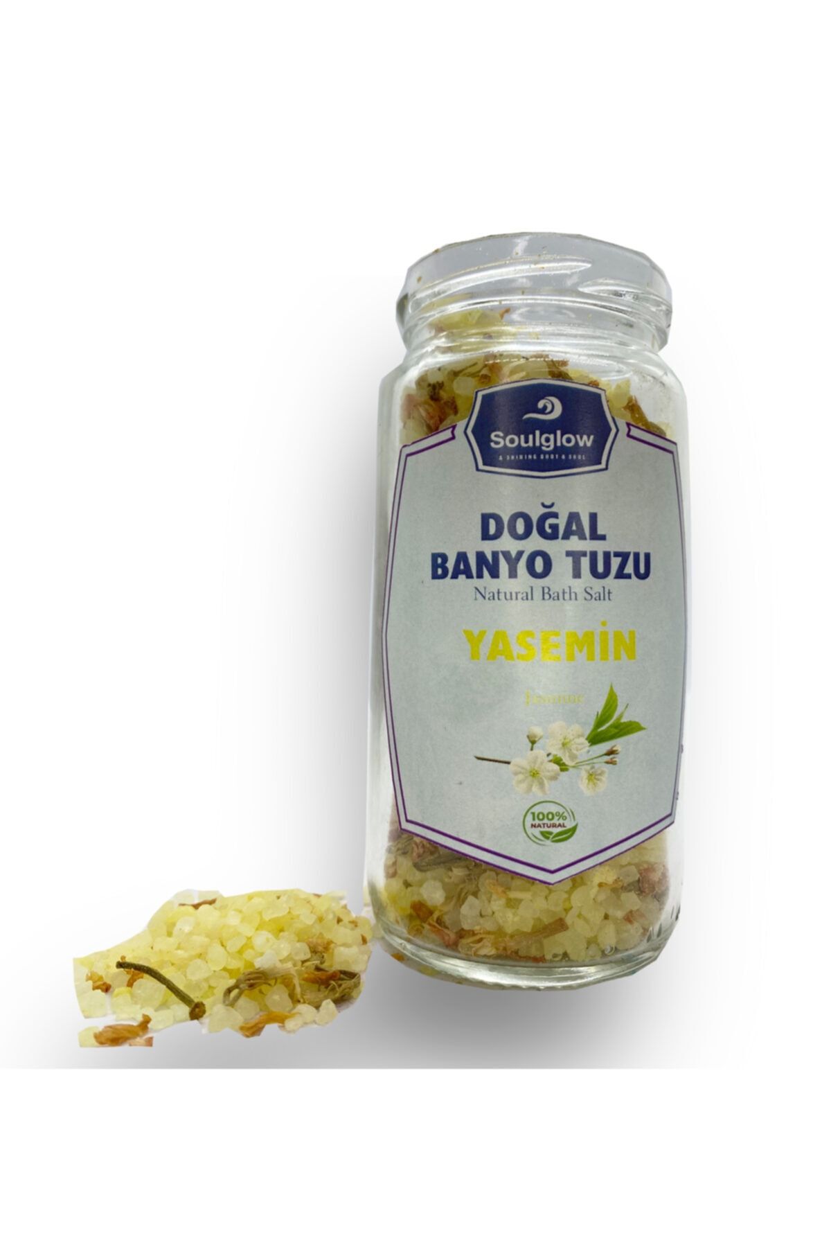 SOULGLOW Yasemin Aromalı Doğal Banyo Tuzu