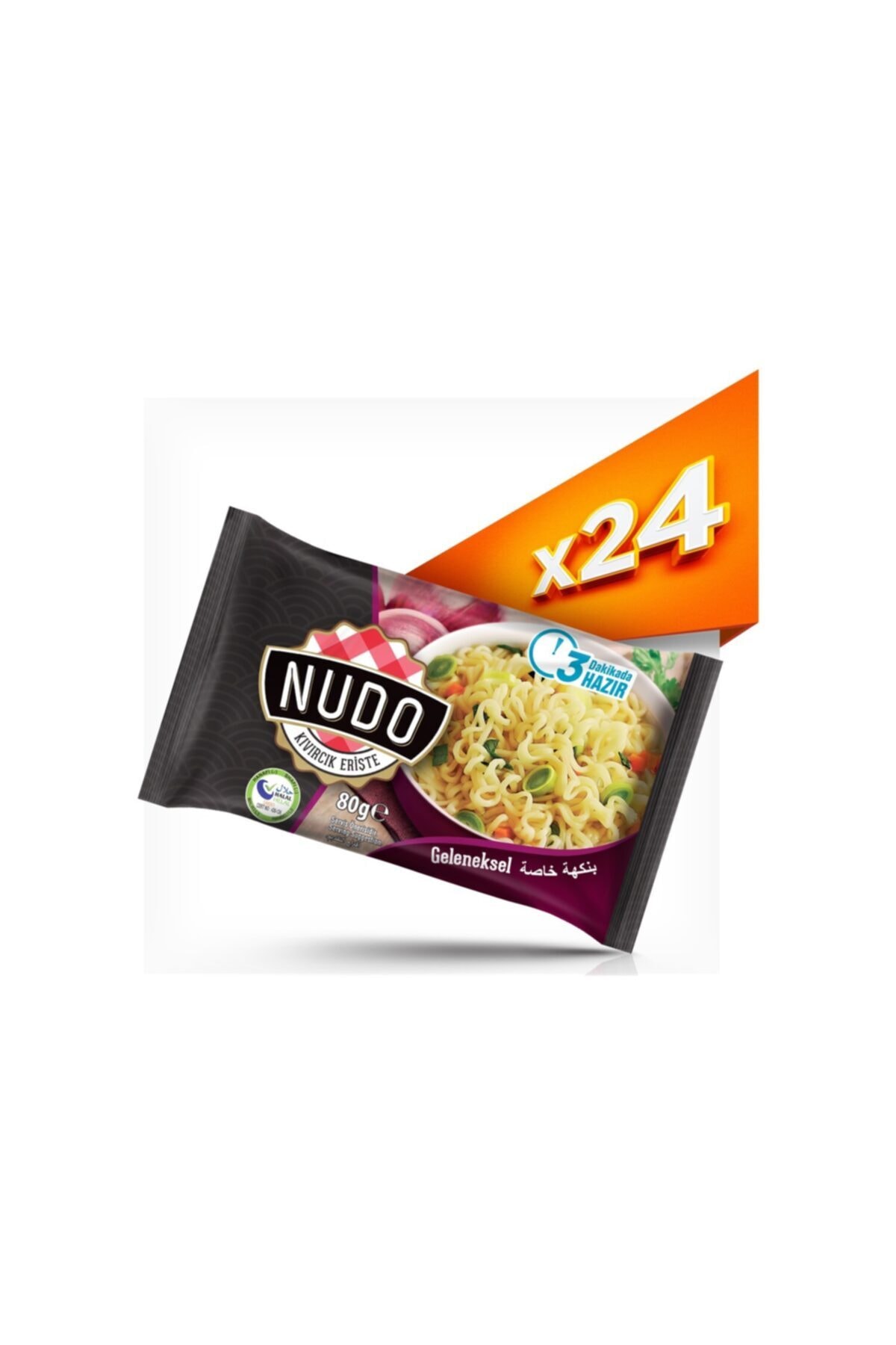 Nudo Geleneksel Erişte 80 Grx24 Adet