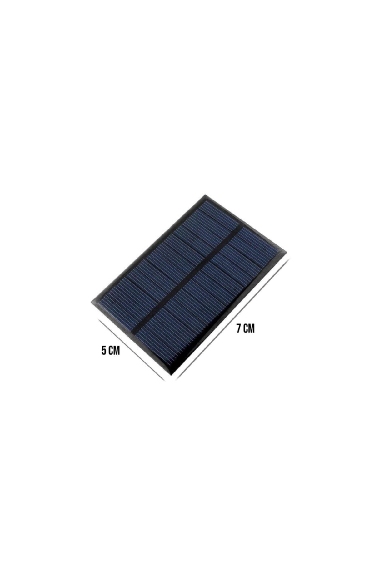 POLAXTOR Solar Güneş Enerji Paneli Solar 6v 1w (70x50mm)