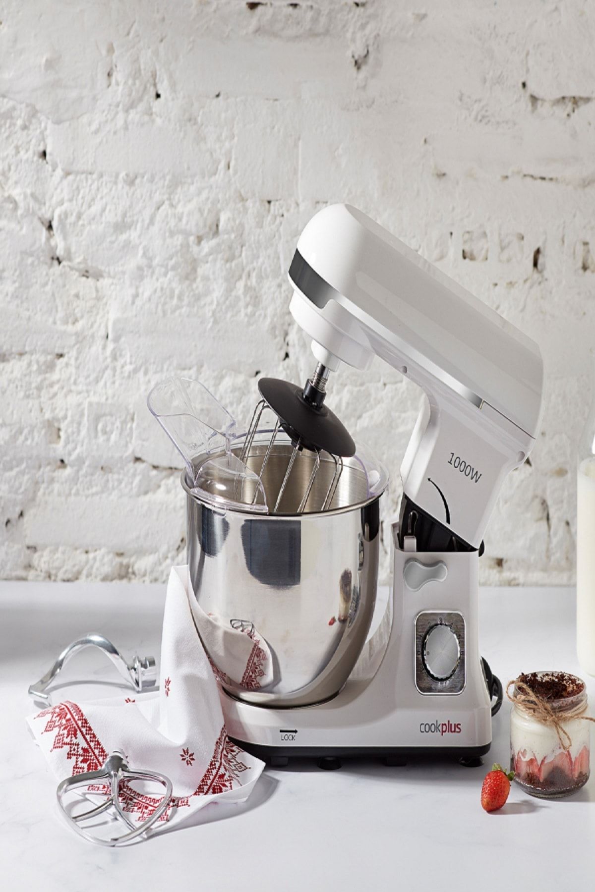 Cookplus Quick Chef 1001 Stand Mikser Cream Mutfak Şefi 1000W 5 Lt