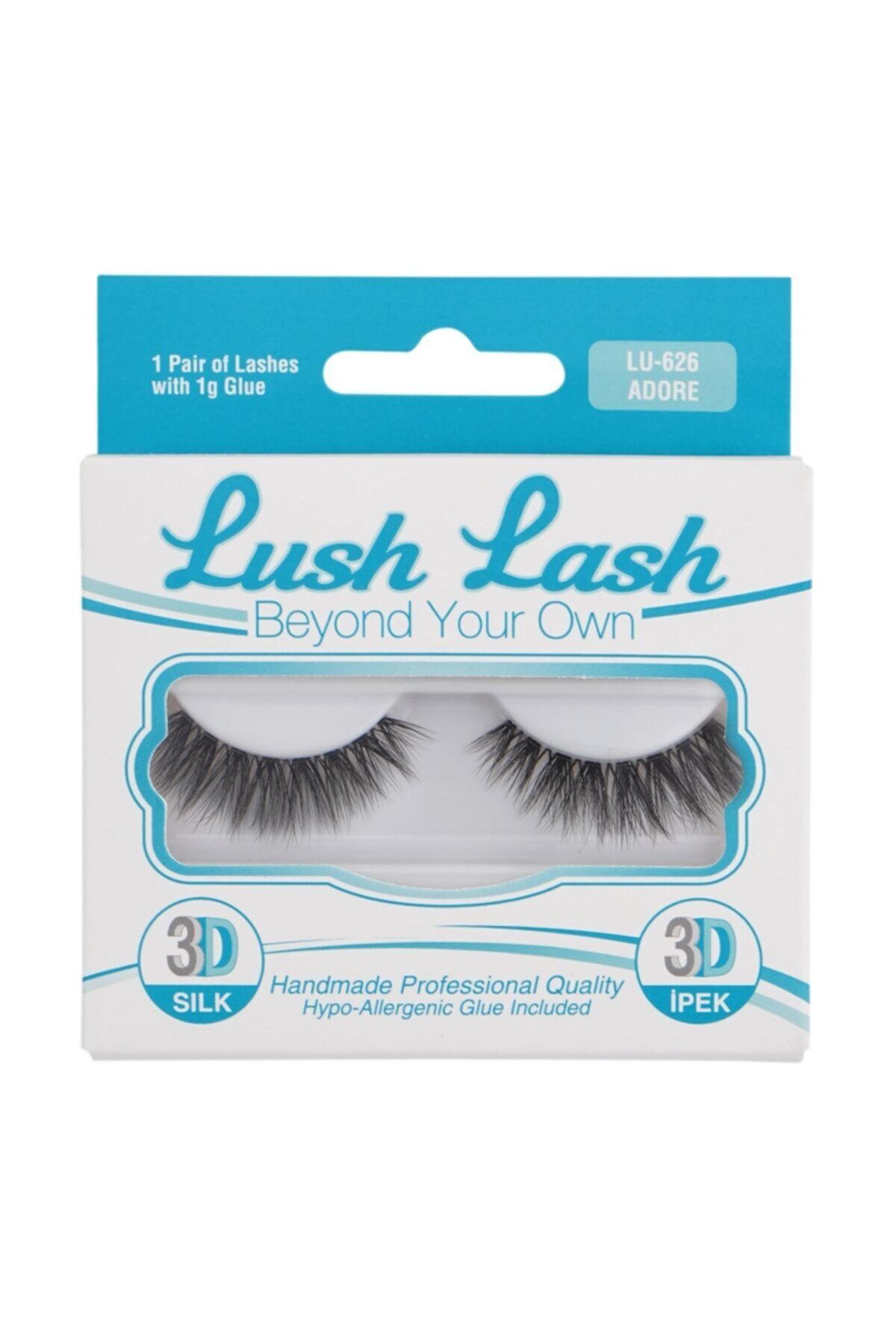 Lush Lash 3d Ipek Kirpik Adore Lu-626
