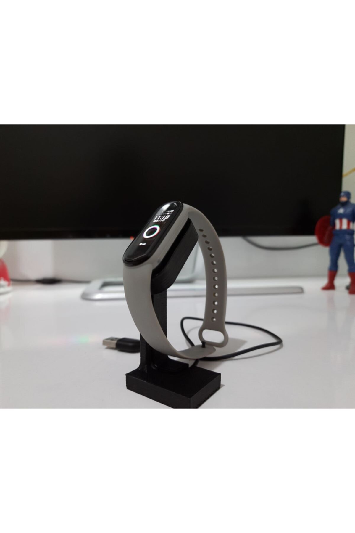 PHENAART Mi Band 5-6 Şarj Standı Siyah