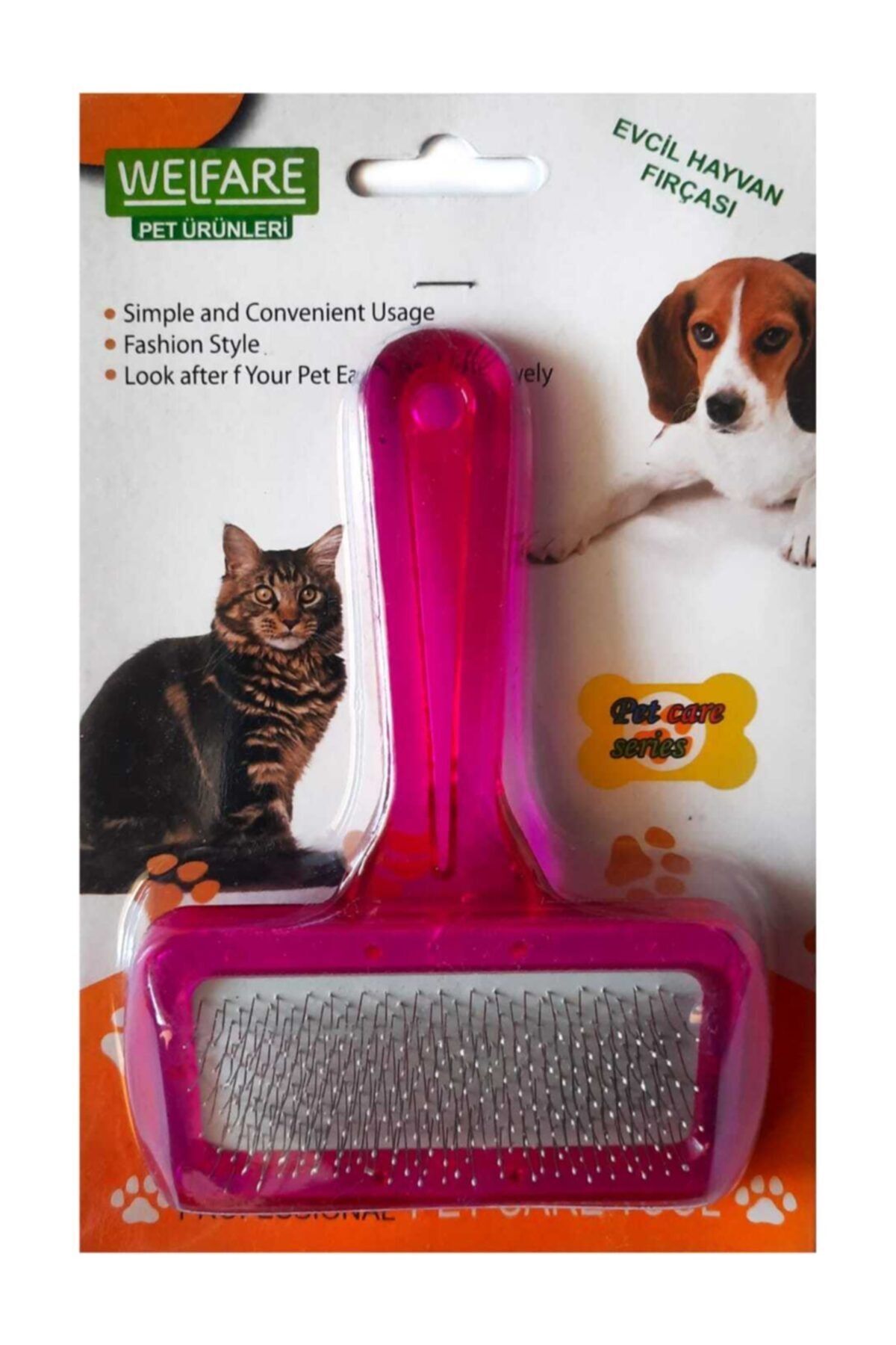 Welfare Kedi Ve Köpekler Için Renkli Tarak Adet Fiyatıdır. Renk: Pembe