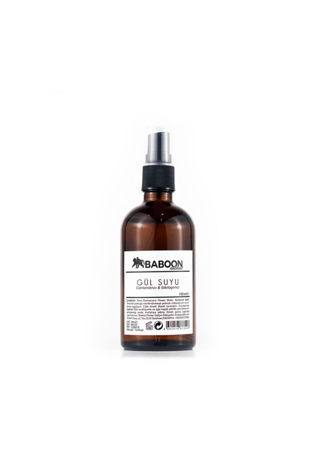 Baboon Natural Baboon Gül Suyu