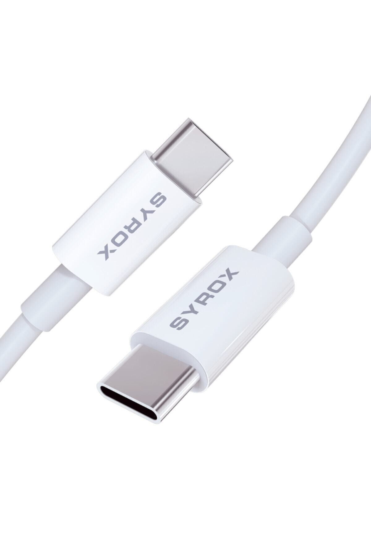 Syrox C95 3.0a Type-c To Type-c Şarj Ve Senkron Kablosu
