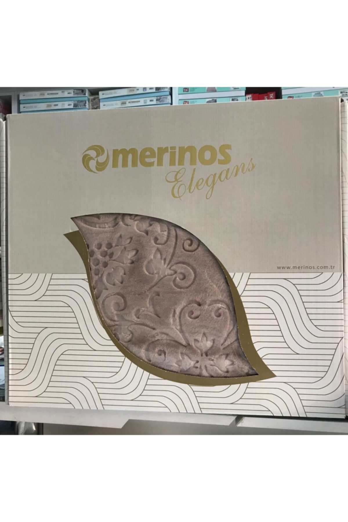 Merinos Elegans Çift Kişilik Battaniye Vizon