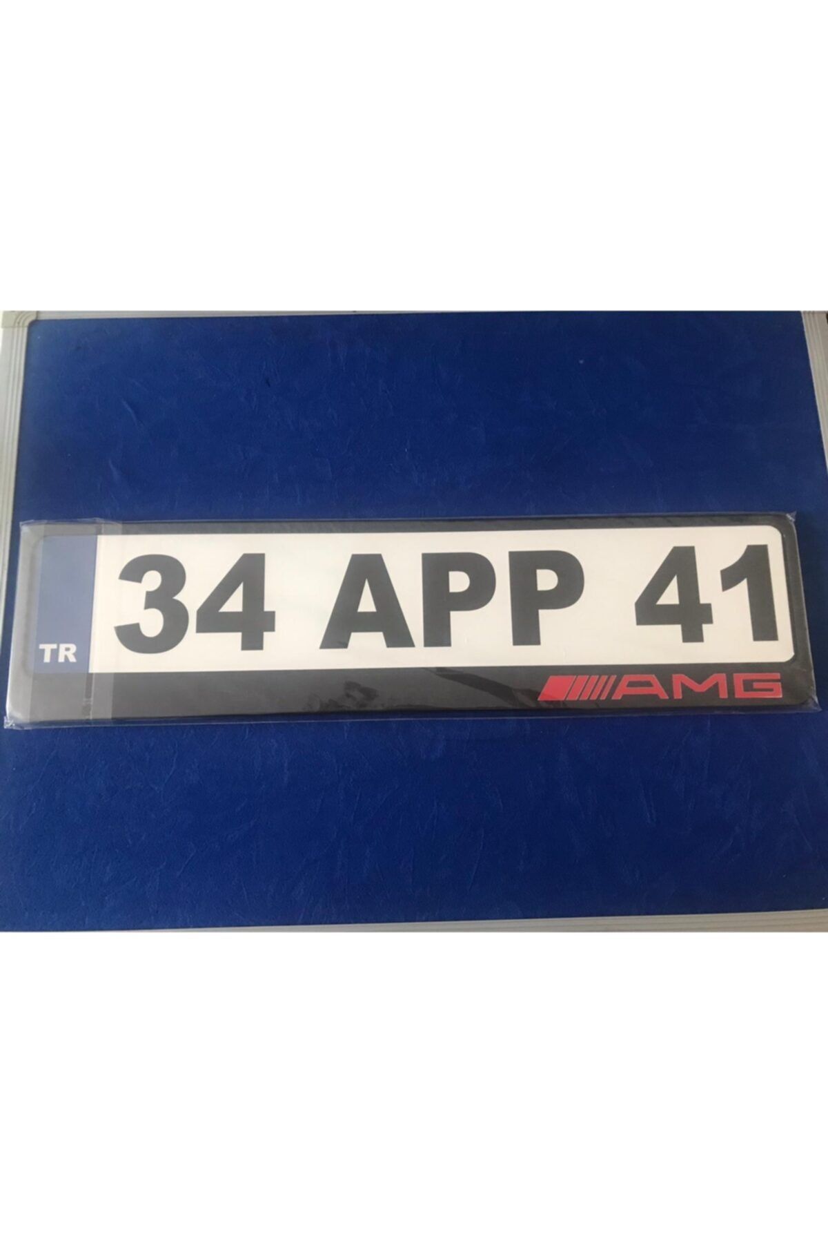 trakkale Amg (kırmızı) Yazılı App Plakalık