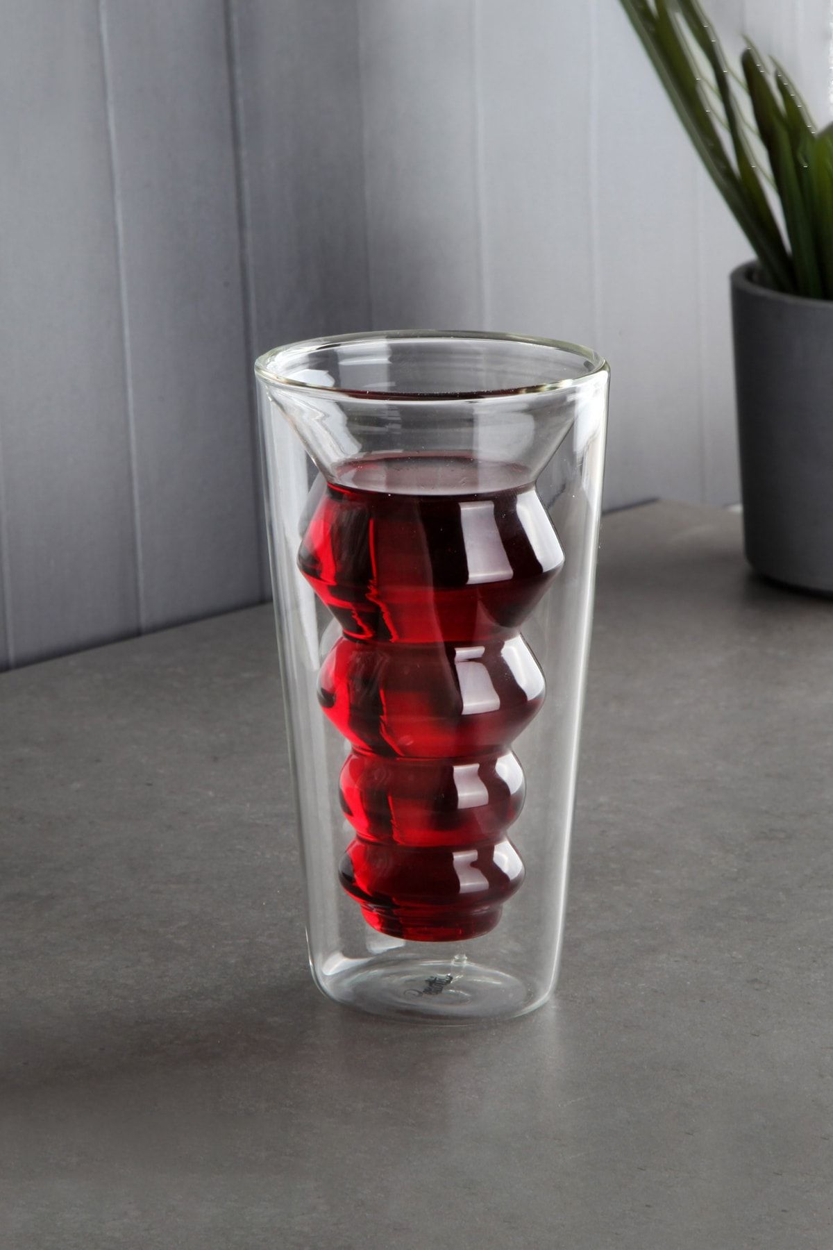 Perotti 13362 Çift Cidarlı Isıya Dayanıklı 240 Ml Su Meşrubat Bardağı