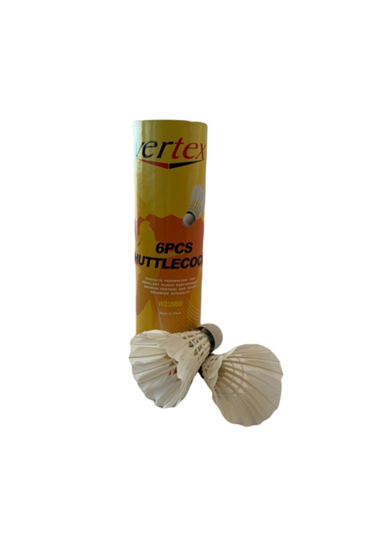 VERTEX Badminton Topu 6 Lı Mantar 0305