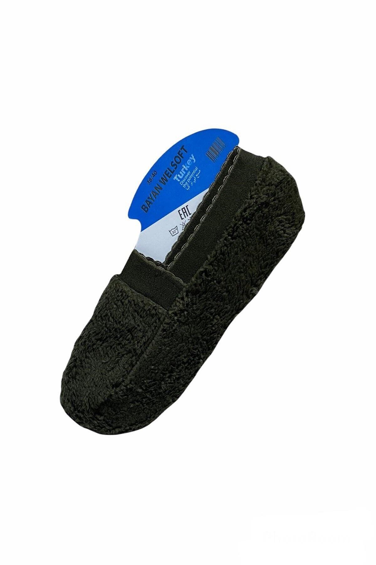 Nmoda Gezer Altın Adım Kışlık Kadın Günlük Ev Ve Hediyelik Patik Çorap (tek Ebat-35-40)