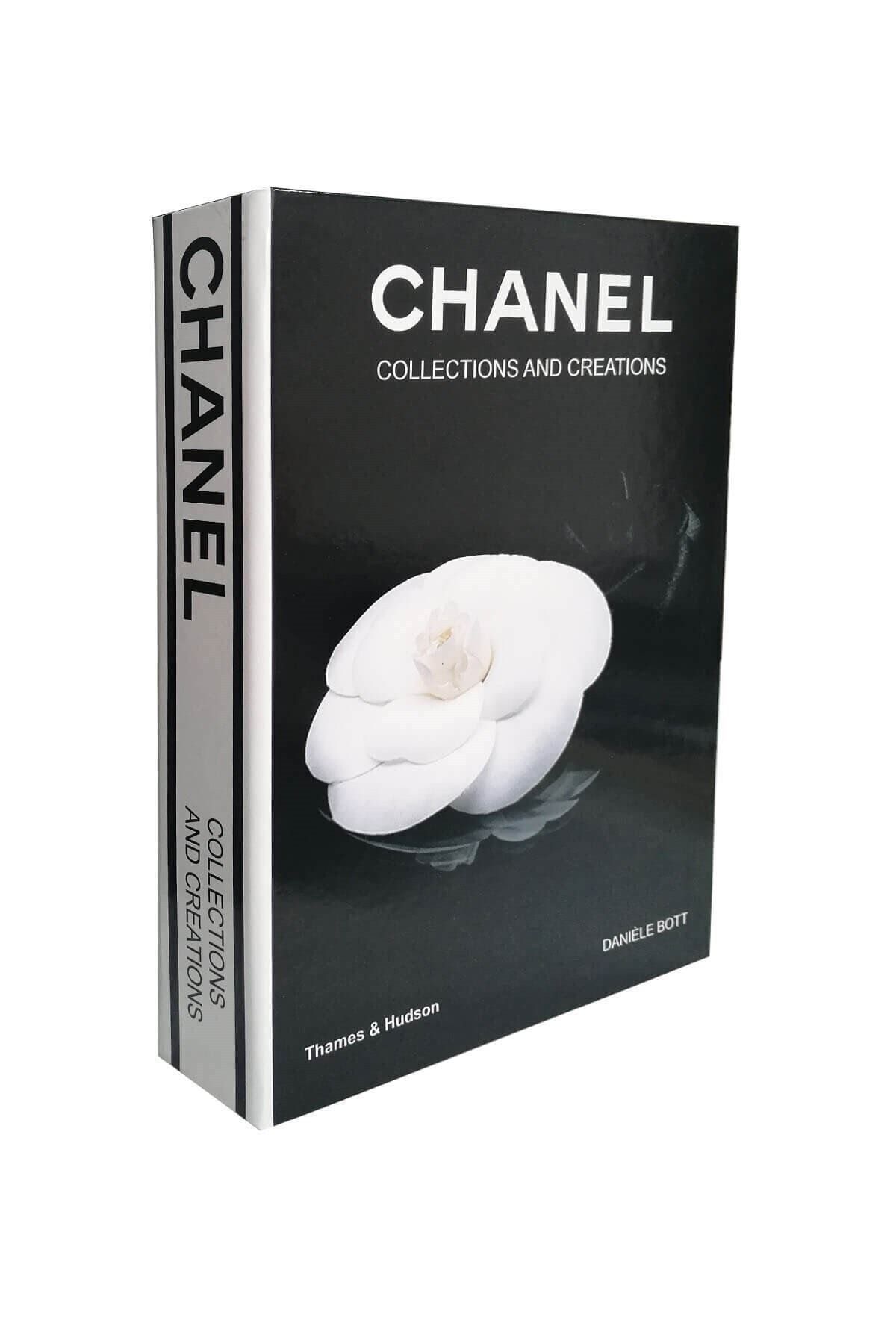DE HOME Chanel Lotus Dekoratif Kitap Kutu