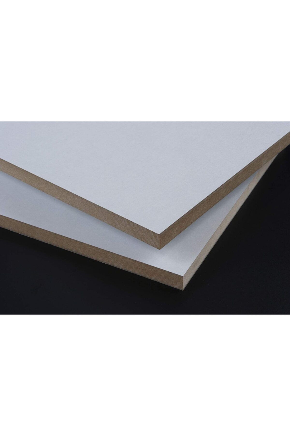 iAhşap 84,1x118,9 Cm (a0 Ebatı) 8 Mm Duralit Mdf Laminat Kaplı Tabaka Beyaz
