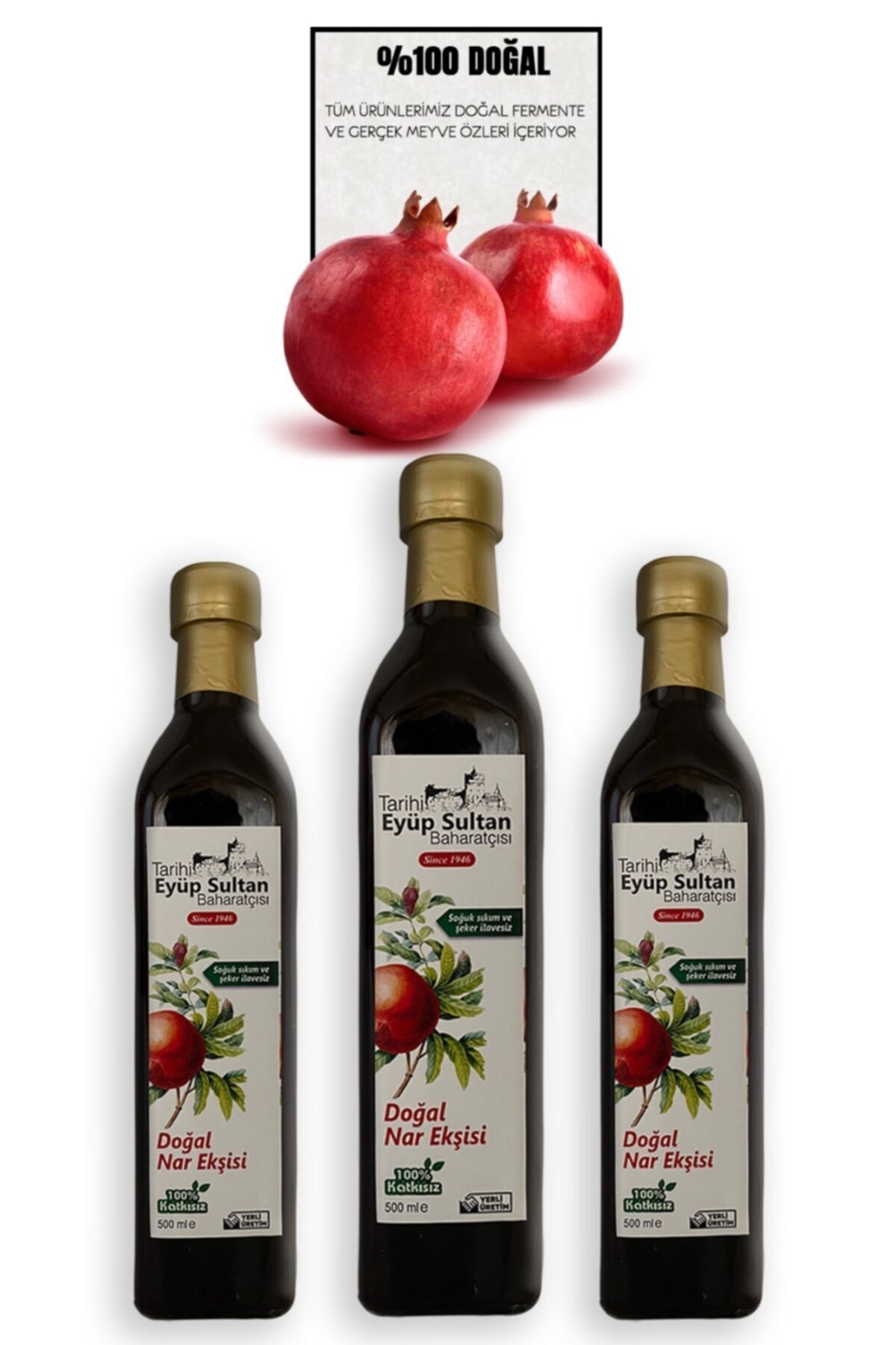 TARİHİ EYÜP SULTAN BAHARATCISI Tarihi Eyüpsultan Baharatcısı [3x500] Saf Nar Ekşisi