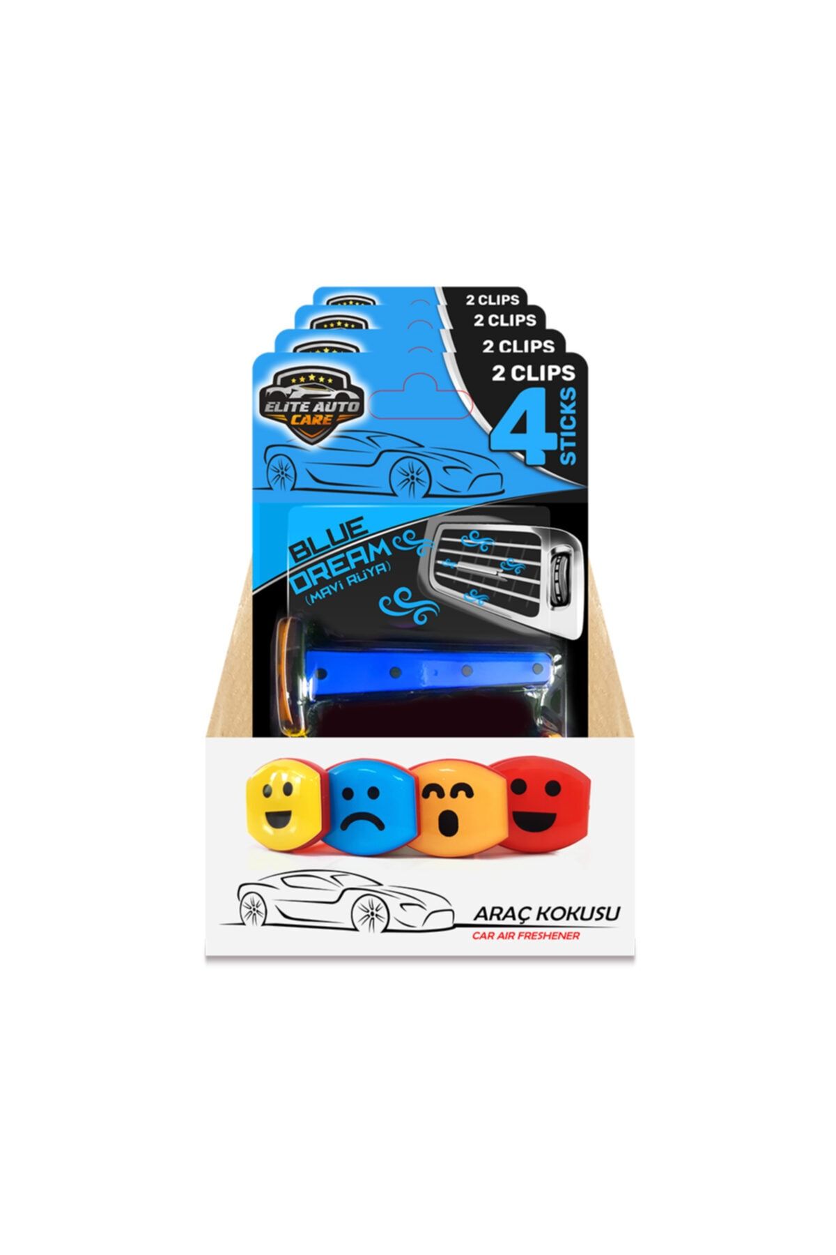 CARPİ Araç Klima Klips Oto Kokusu Blue Dream
