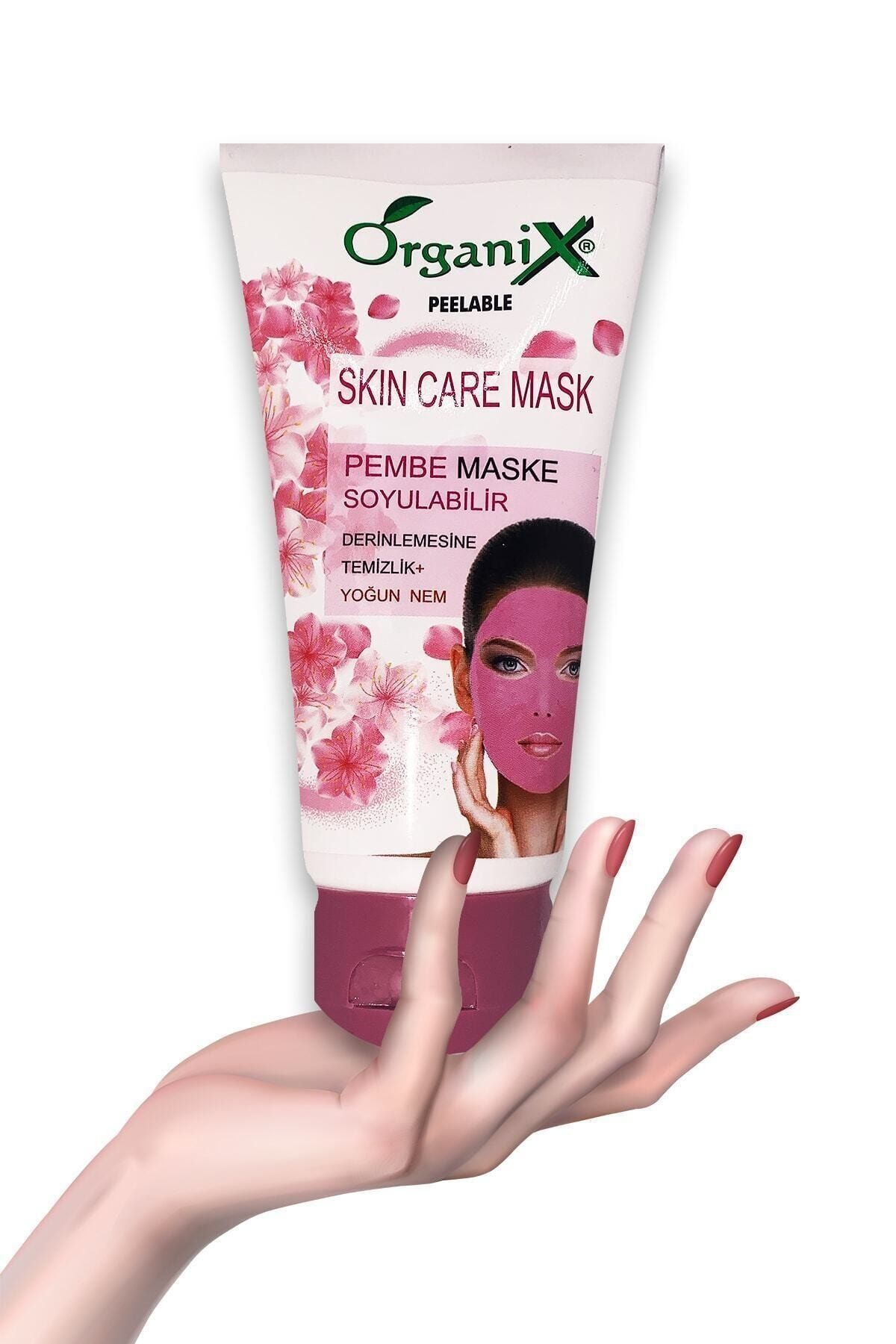 Organix Soyulabilir Pembe Maske 150 ml