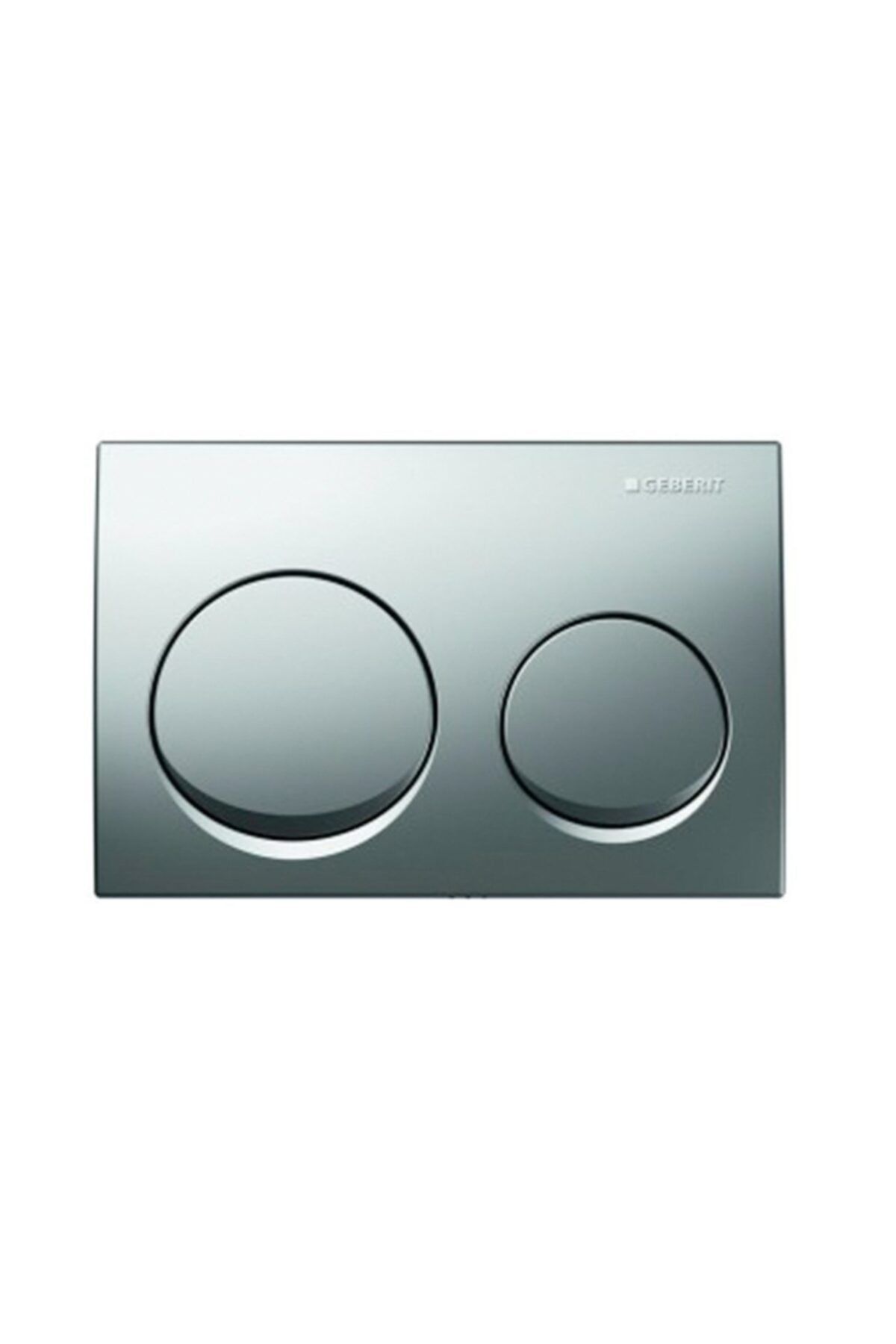 Geberit Alpha10 Kumanda Kapağı Çift Basmalı, Parlak Krom