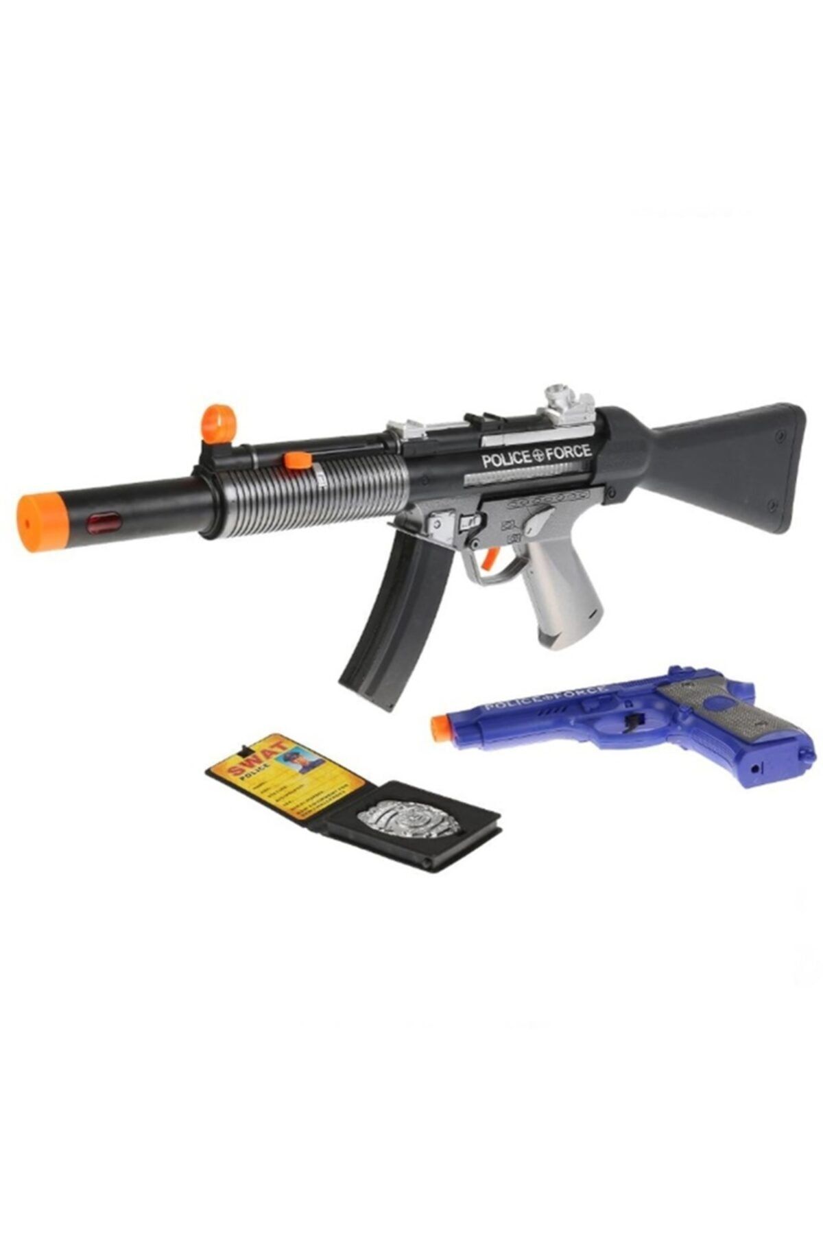 Beyaz At Power Gun Kimlik Kartlı Polis Seti 34190.