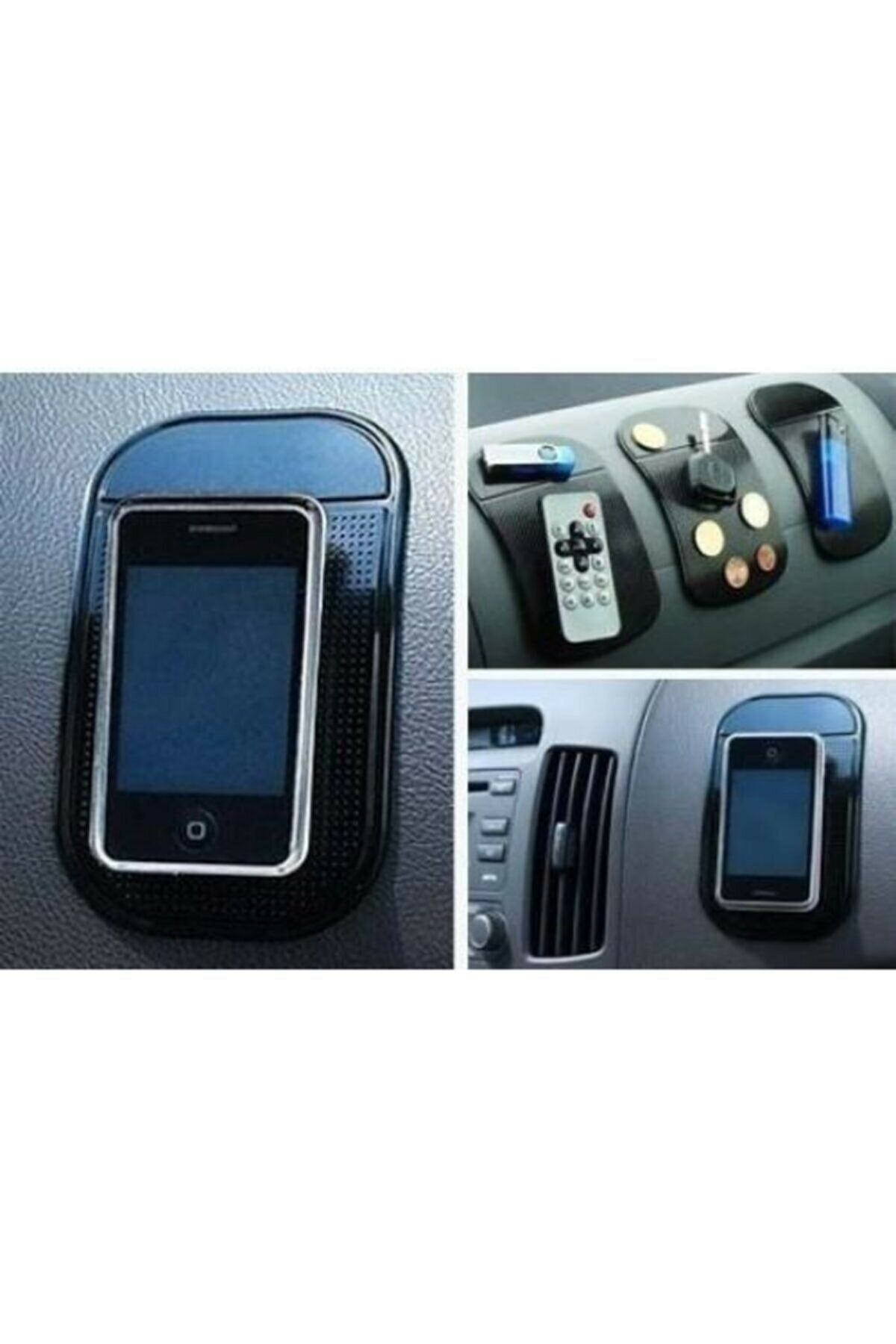 MegaStok Araç Içi Kaymaz Torpido Telefon Tutucu Sihirli Ped Oto Telefon Tutucu Kaydırmaz Nano Ped