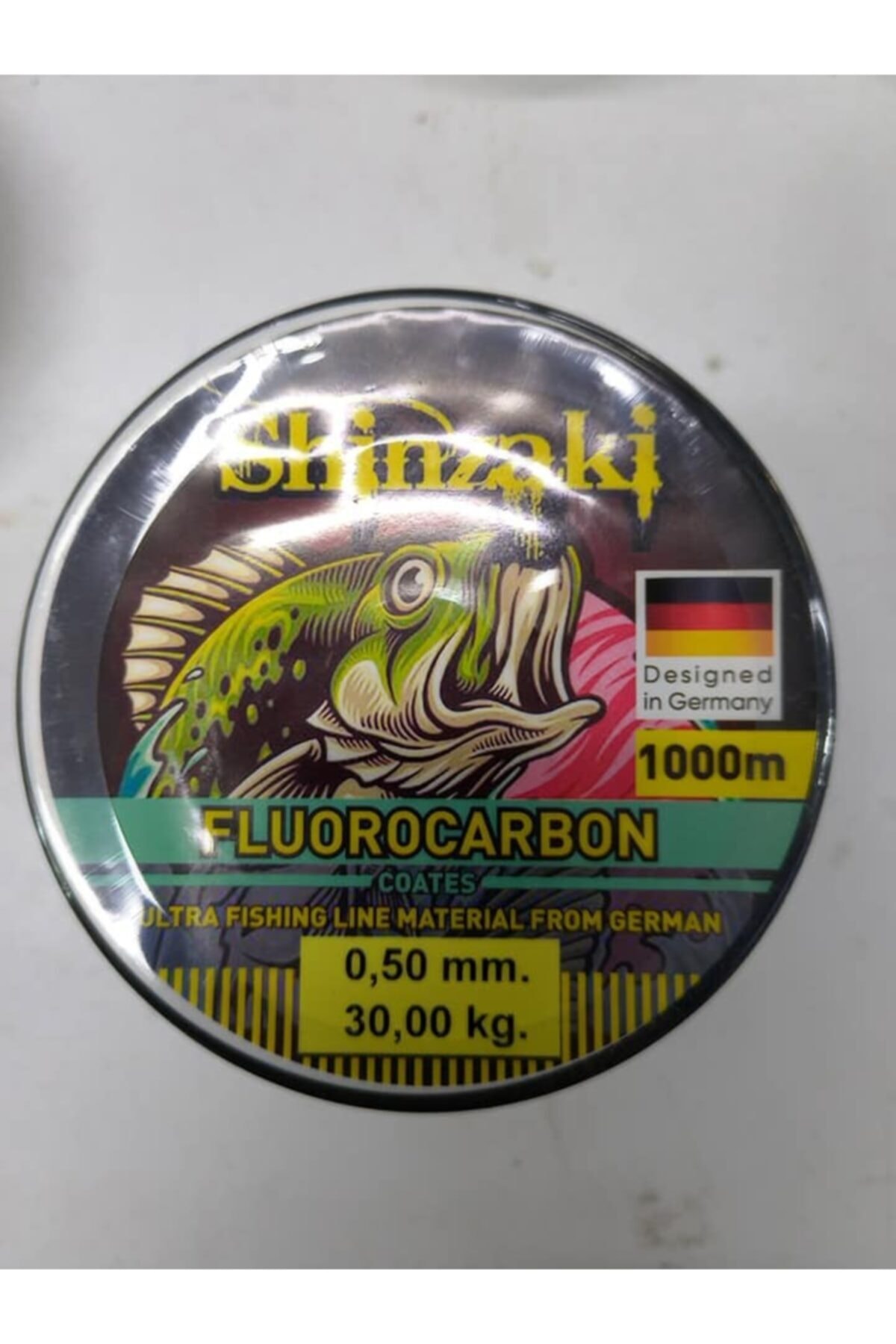 Shinzaki Fluorocarbon Coates (kaplama) 0.50 Mm 30 Kg Çekerli 1000 Metre Beyaz Olta Misinesi