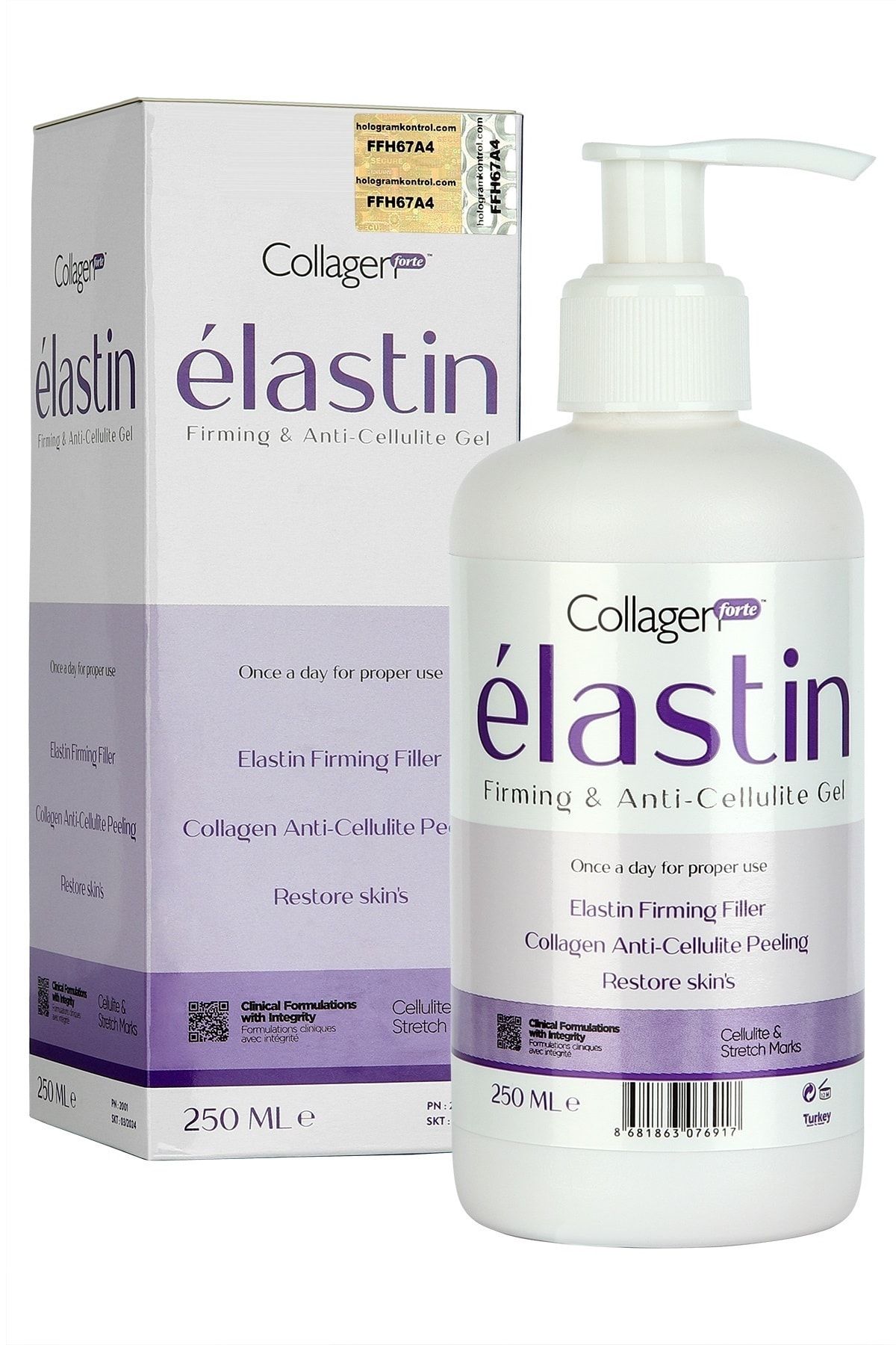 Collagen Forte Elastin Selülit Ve Çatlak Karşıtı Jel 250 ml