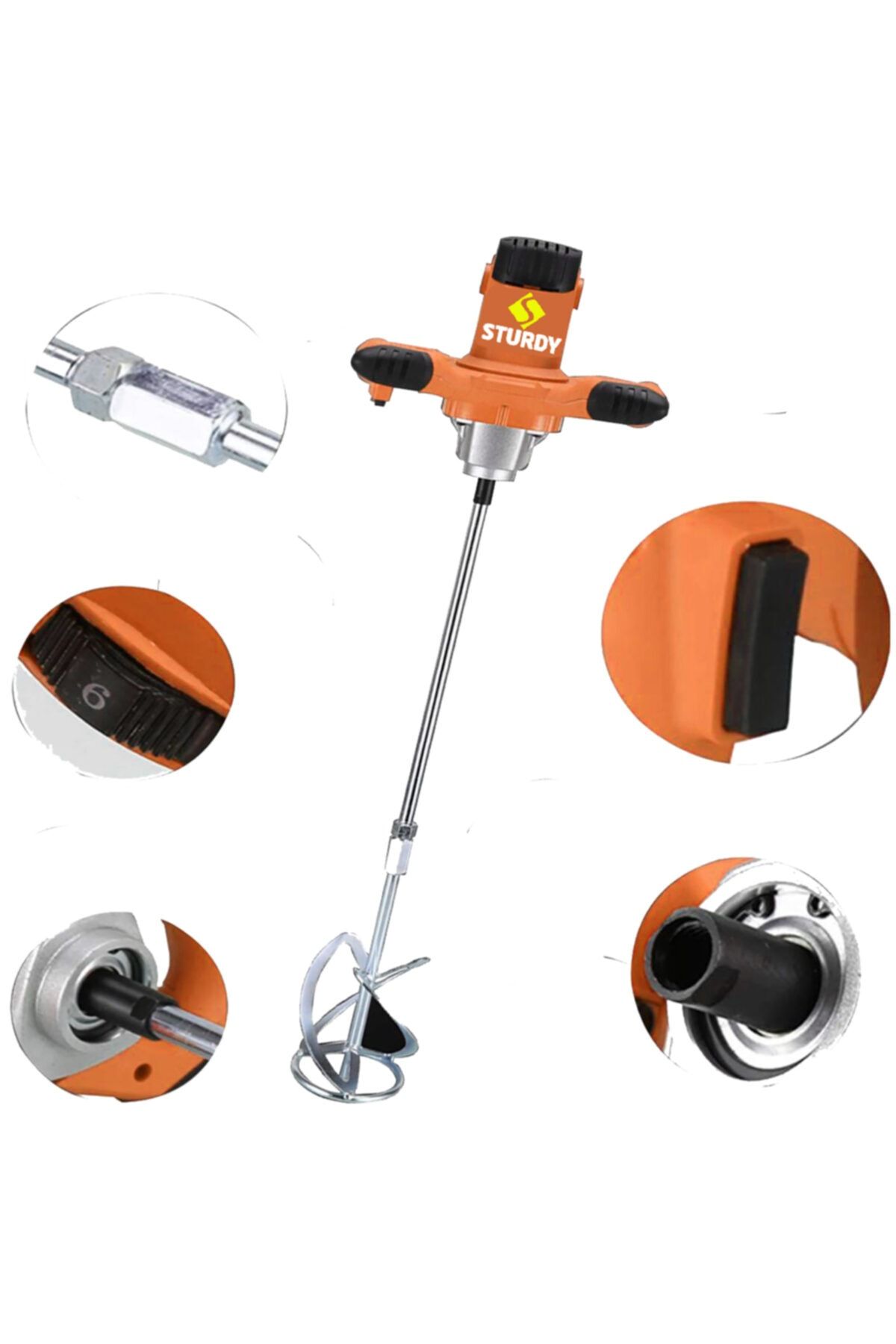 Sturdy Japan Technology X-clean Mixer 3500 W Bakır Sargılı Professıonel Devir Ayarlı Karıştırıcı