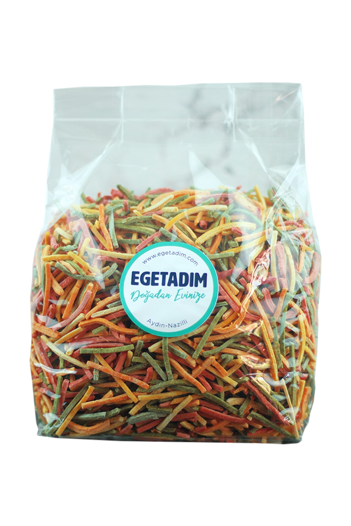 EGETADIM Köy Yumurtalı Ev Yapımı Sebzeli Erişte - Net 350 Gr