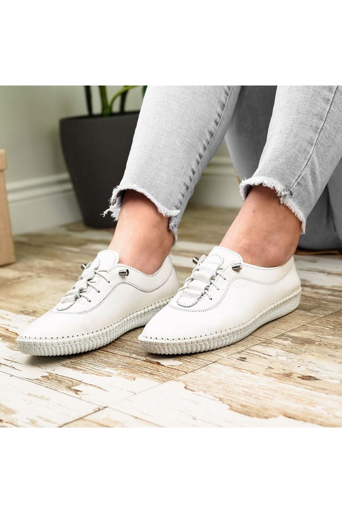 LİMASHOES Refa Hakiki Deri Ve Tam Ortopedik Bayan Espardil