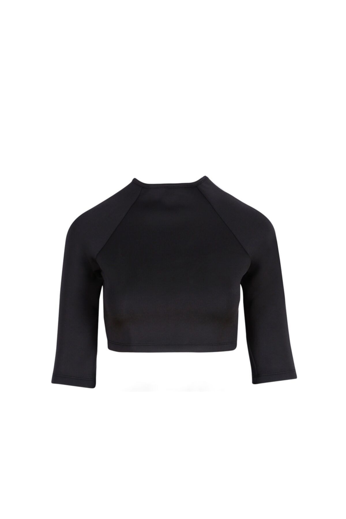 Suraj Scuba Black Crop Body