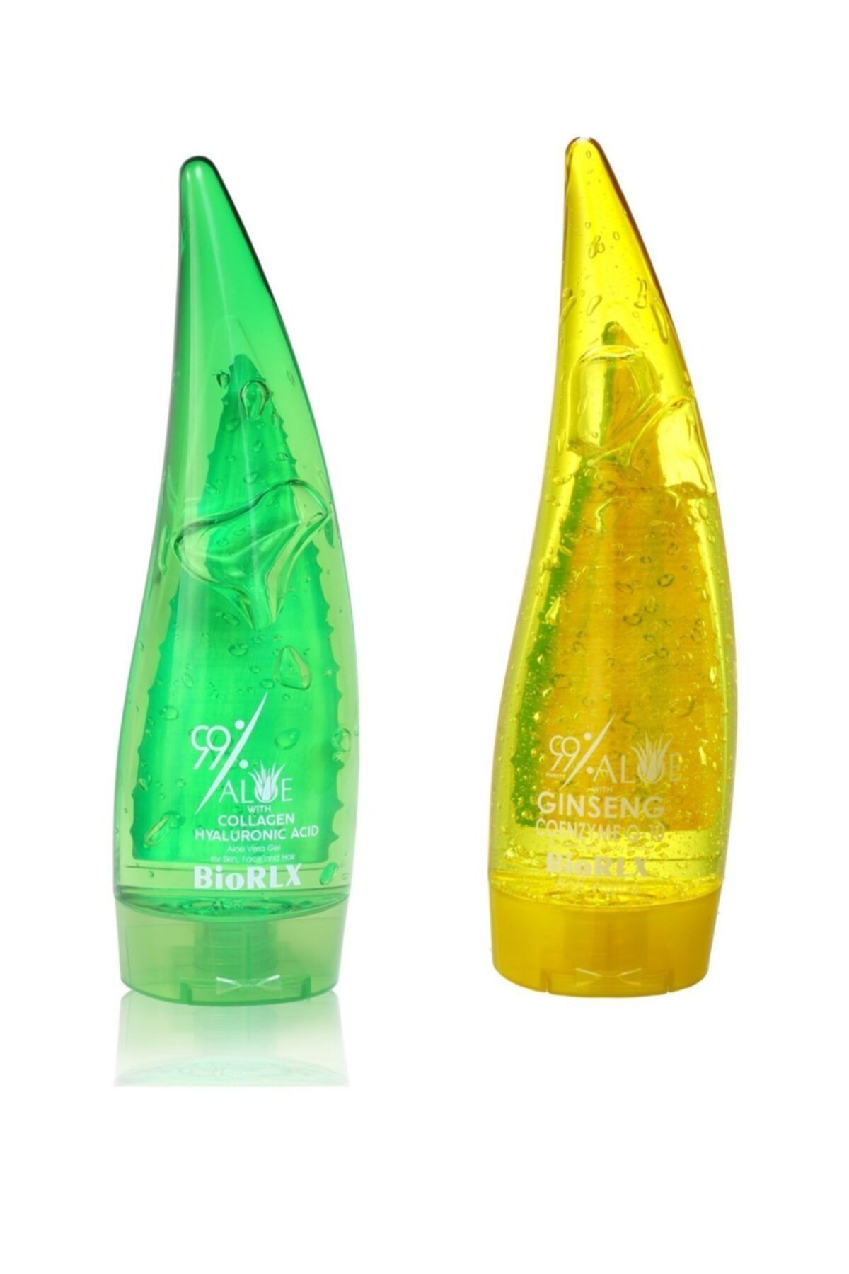 BioRLX Aloe Vera + Collagen Jel 250 Ml + Ginseng+ Q10 Anti Aging Jel 250 Ml