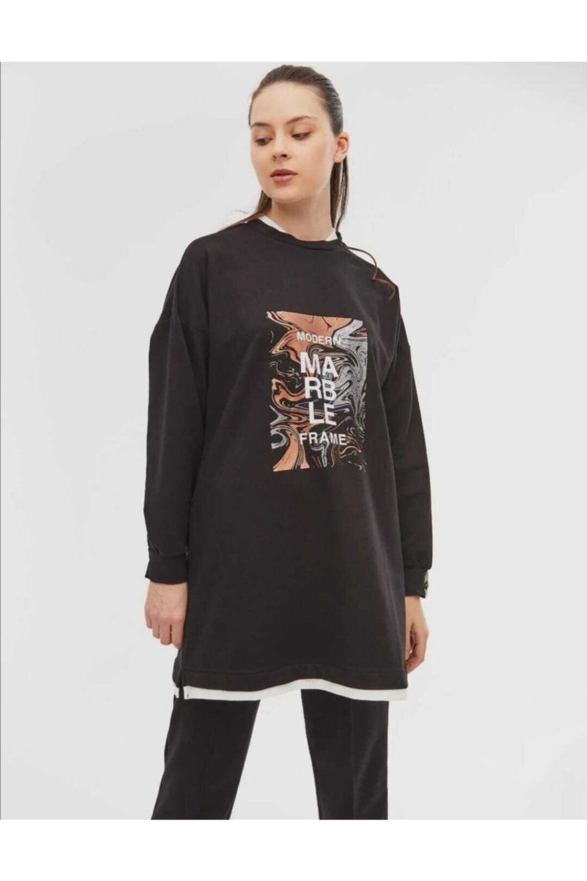Kayra Giyim Baskılı Sweatshırt