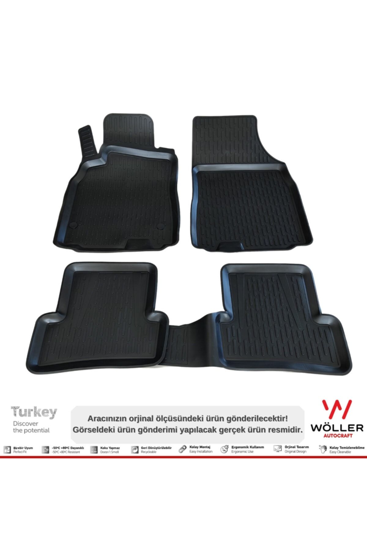 wöller Renault Fluence Paspas 2009 Sonrası 3d Havuzlu Paspas