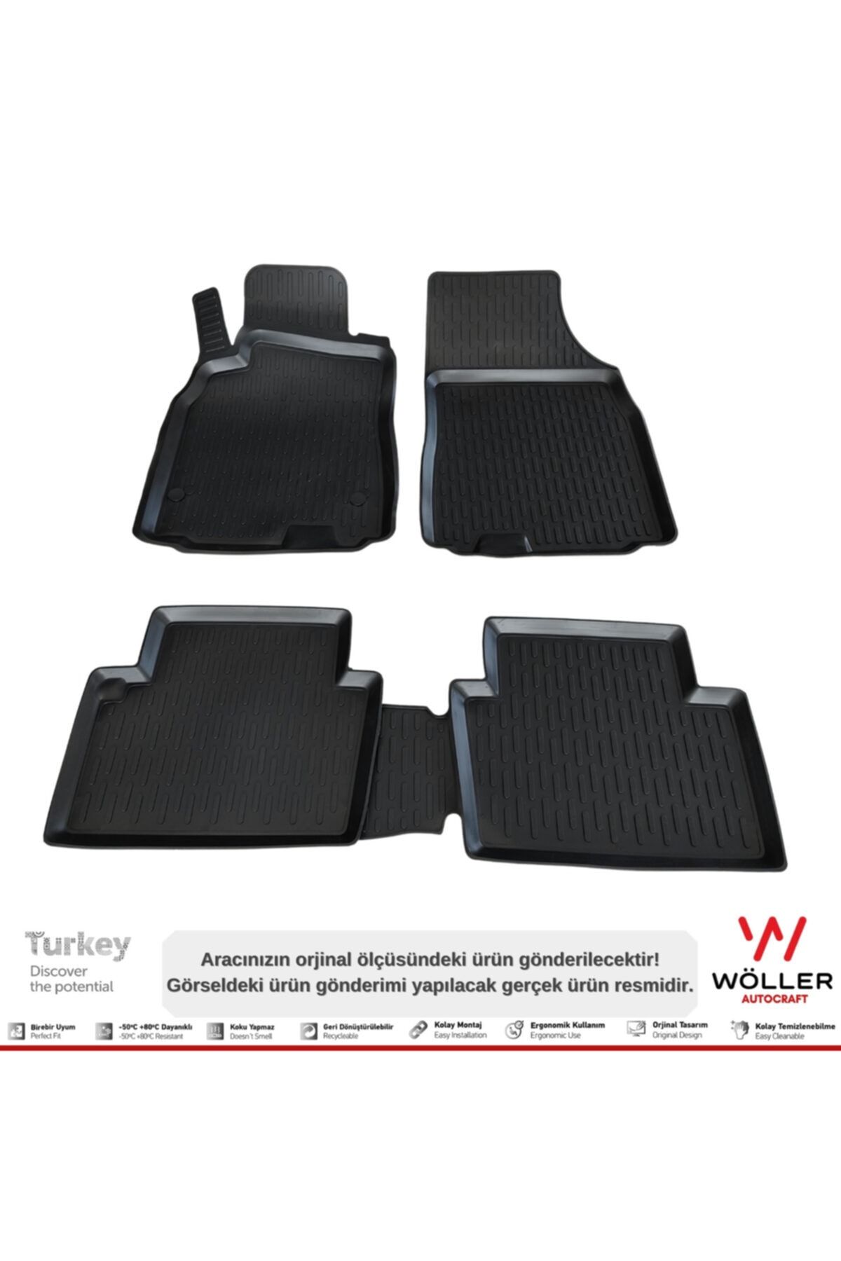 wöller Renault Megane 2 Paspas 2004 2009 Arası 3d Havuzlu Paspas