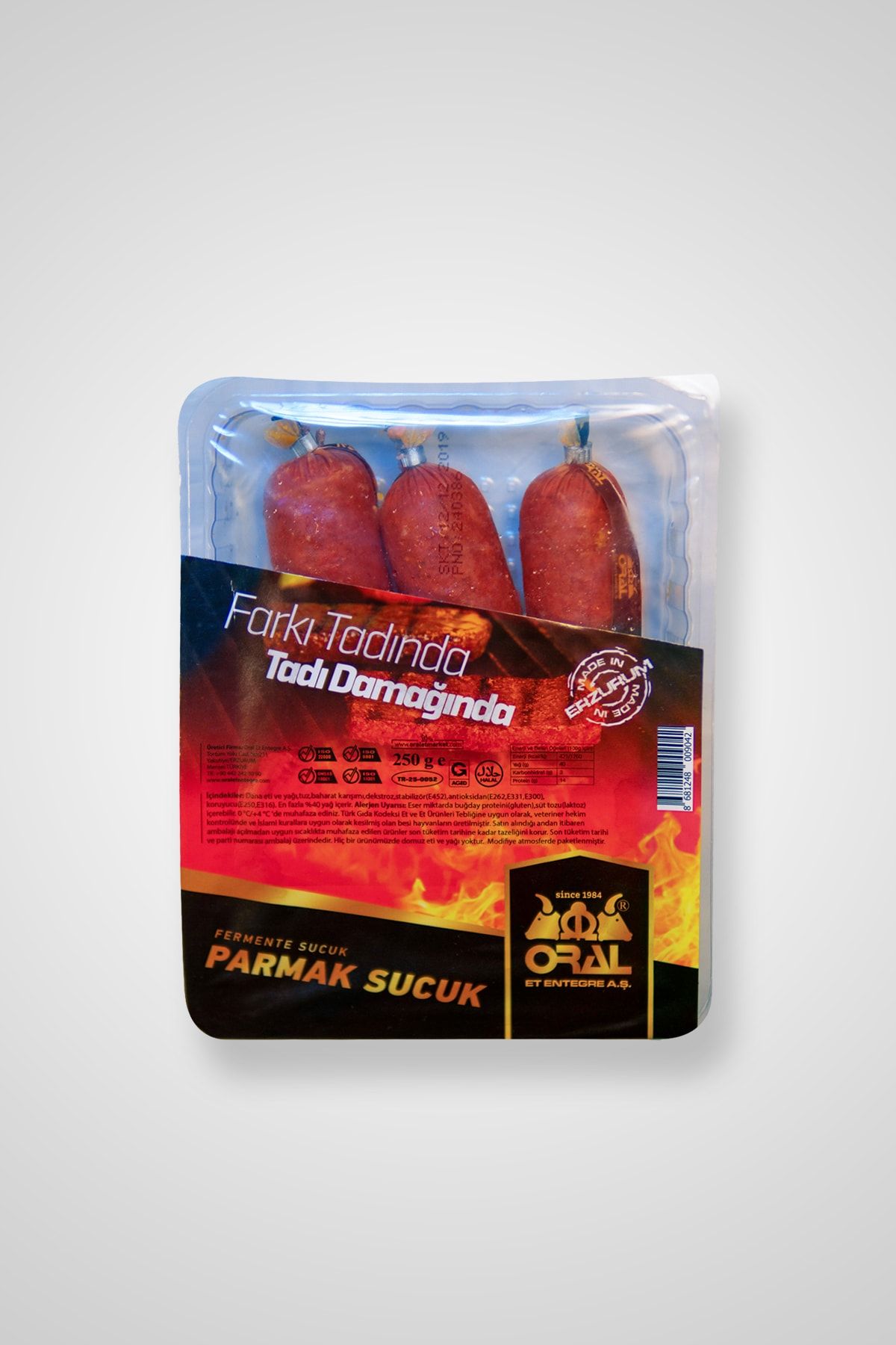ORAL Oral Et Dana Etinden Parmak Sucuk 250g