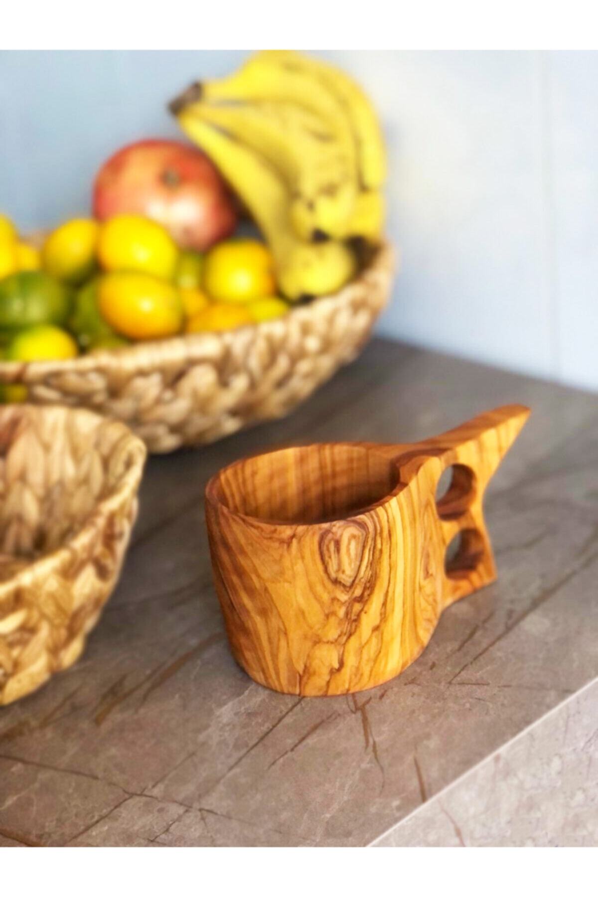 Jet's Home Ahşap Kuksa Kamp Bardağı 250 Ml