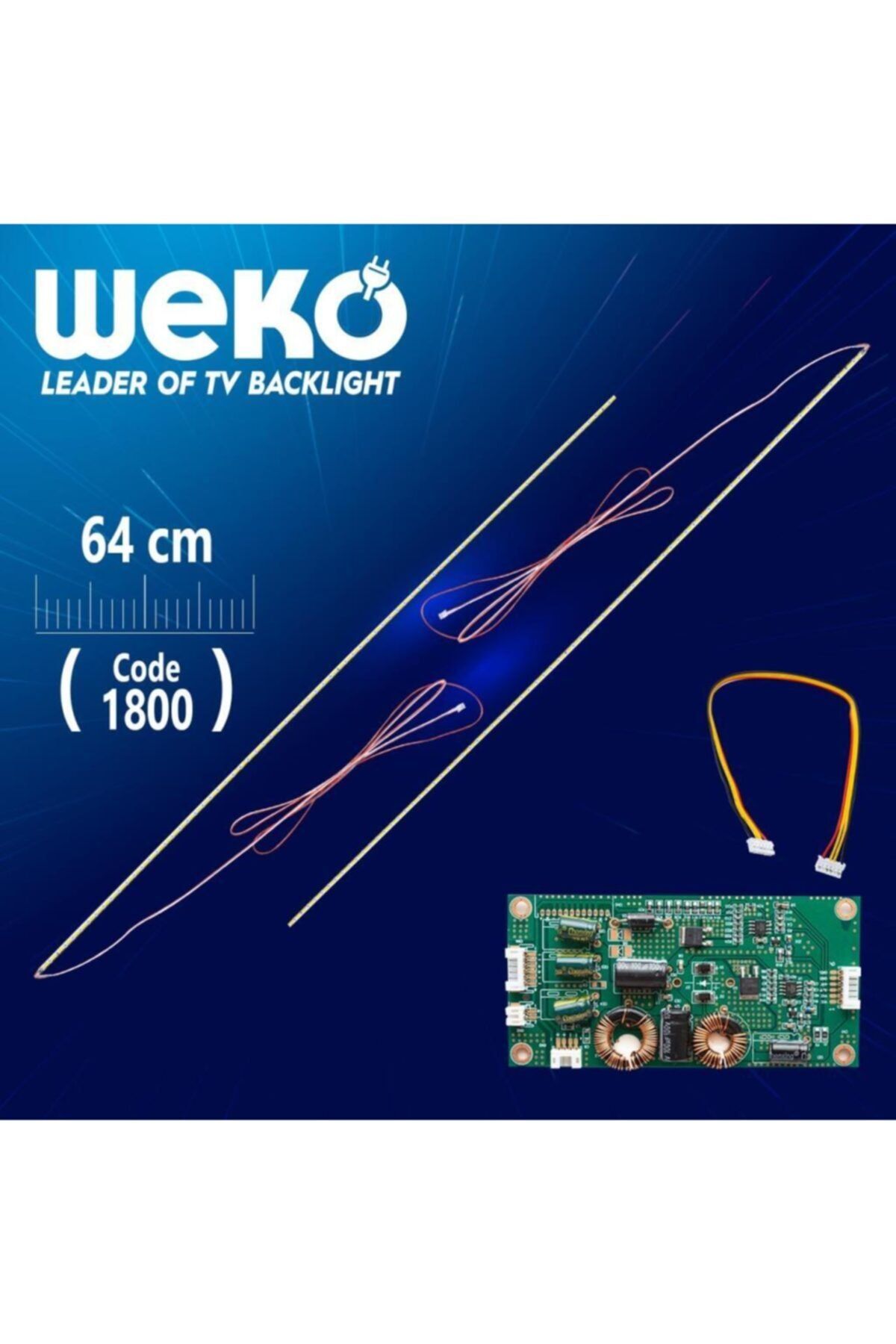 Angel Of Life 58 Universal Monitör E-led (7020) 640mm 12v Çift Led+sürücü+kablo Takım